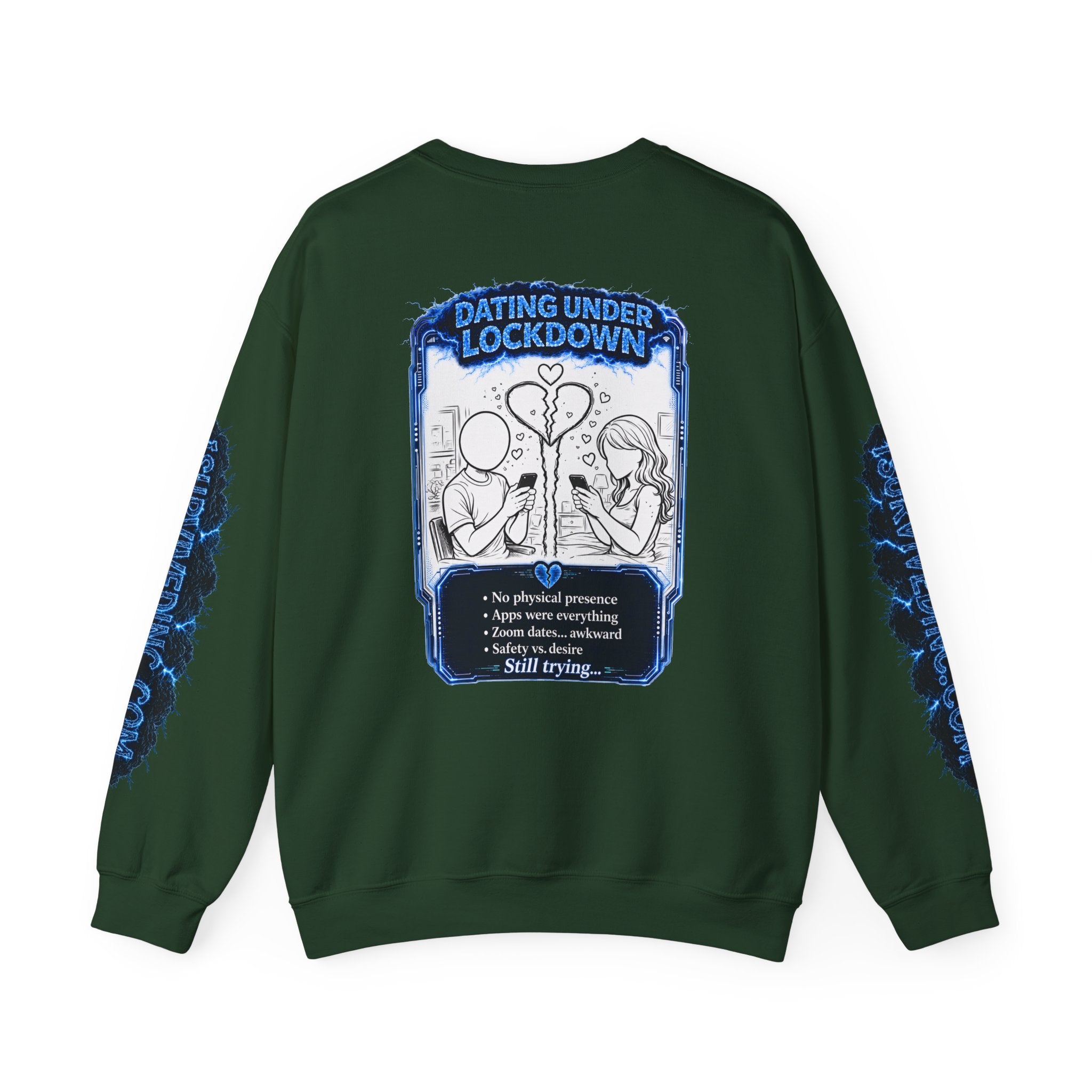 I Survived 2020 — LOCKDOWN S3:E2: Special Edition "Dating Under Lockdown" Unisex Heavy Blend™ Crewneck Sweatshirt