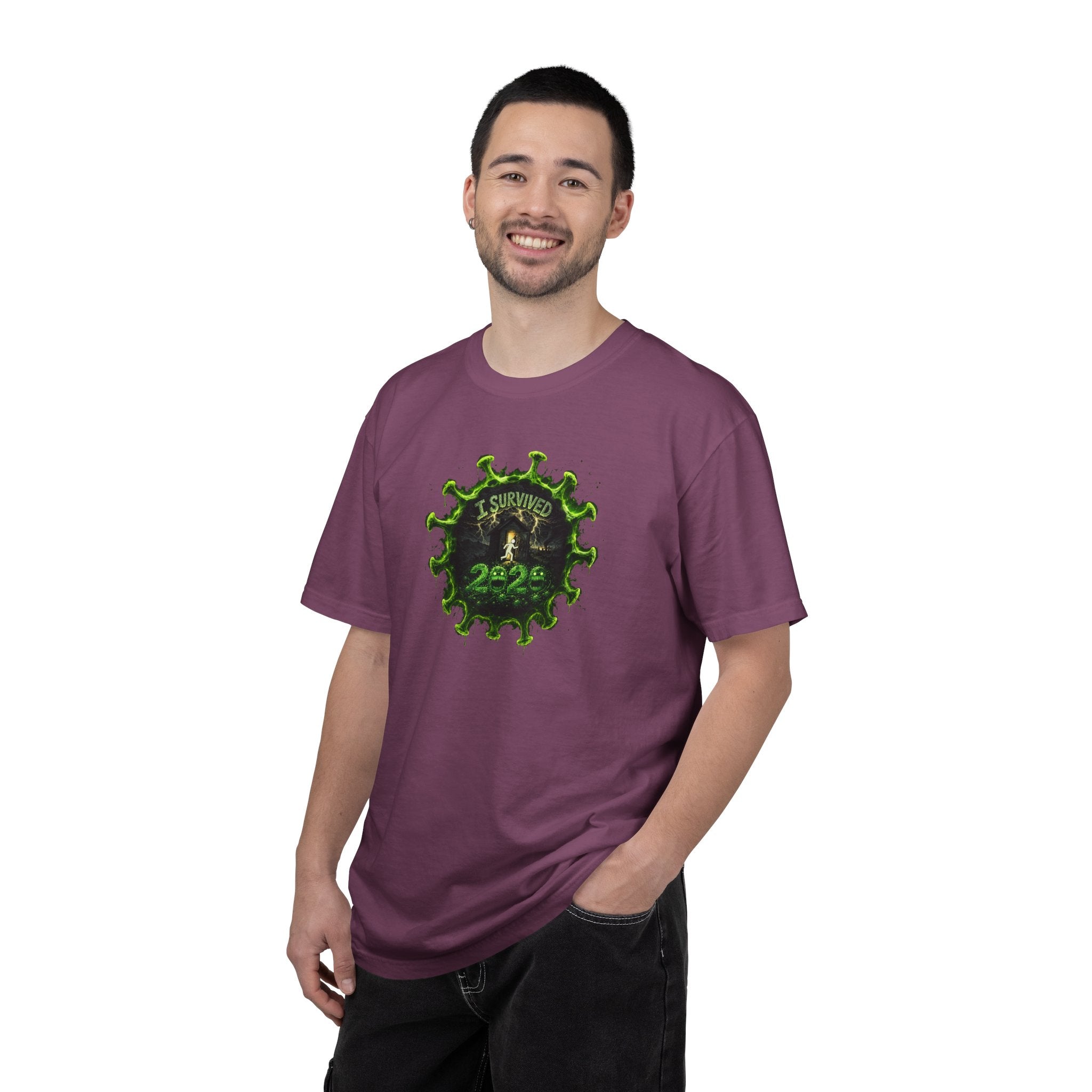 I Survived 2020 —  PANDEMIC S1:E1: Director's Cut "COVID-19: The Coronavirus" Unisex Garment-Dyed T-shirt