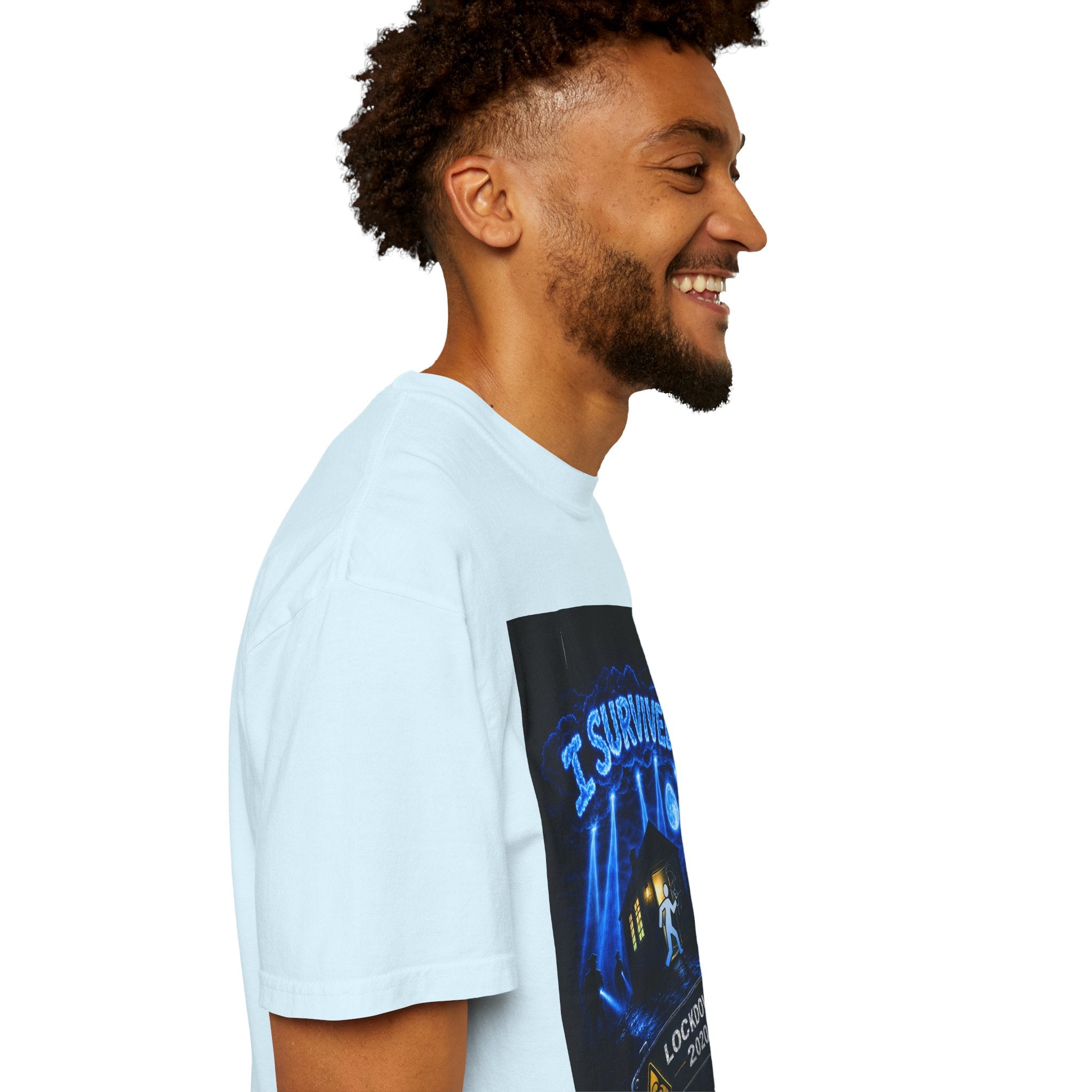 I Survived 2020 — LOCKDOWN S3:E3: "Remote Schooling" Unisex Garment-Dyed T-shirt