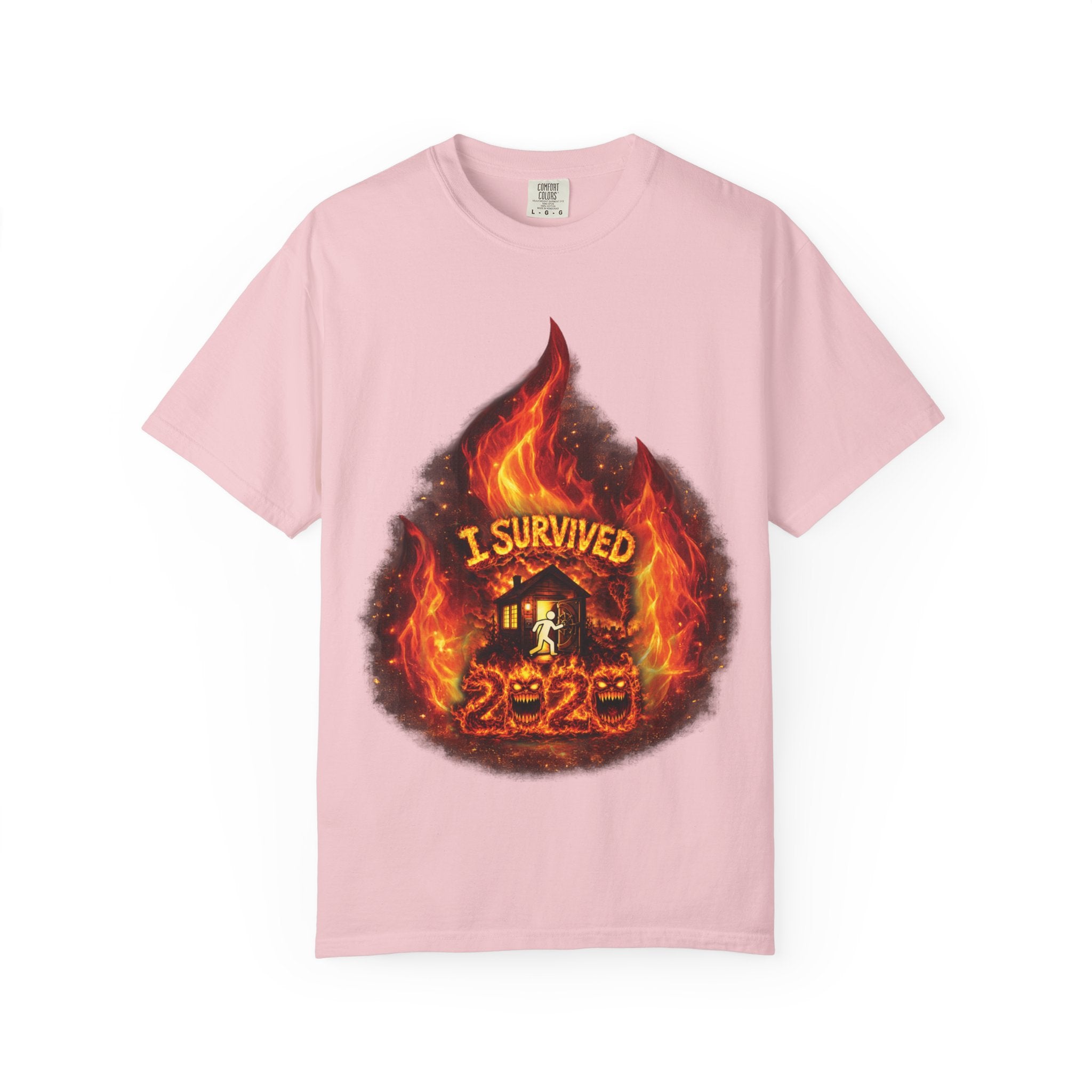 I Survived 2020 — Director's Cut S2:E3 "The California Wildfires" | Wildfire Edition Memorial Unisex Garment-Dyed T-shirt