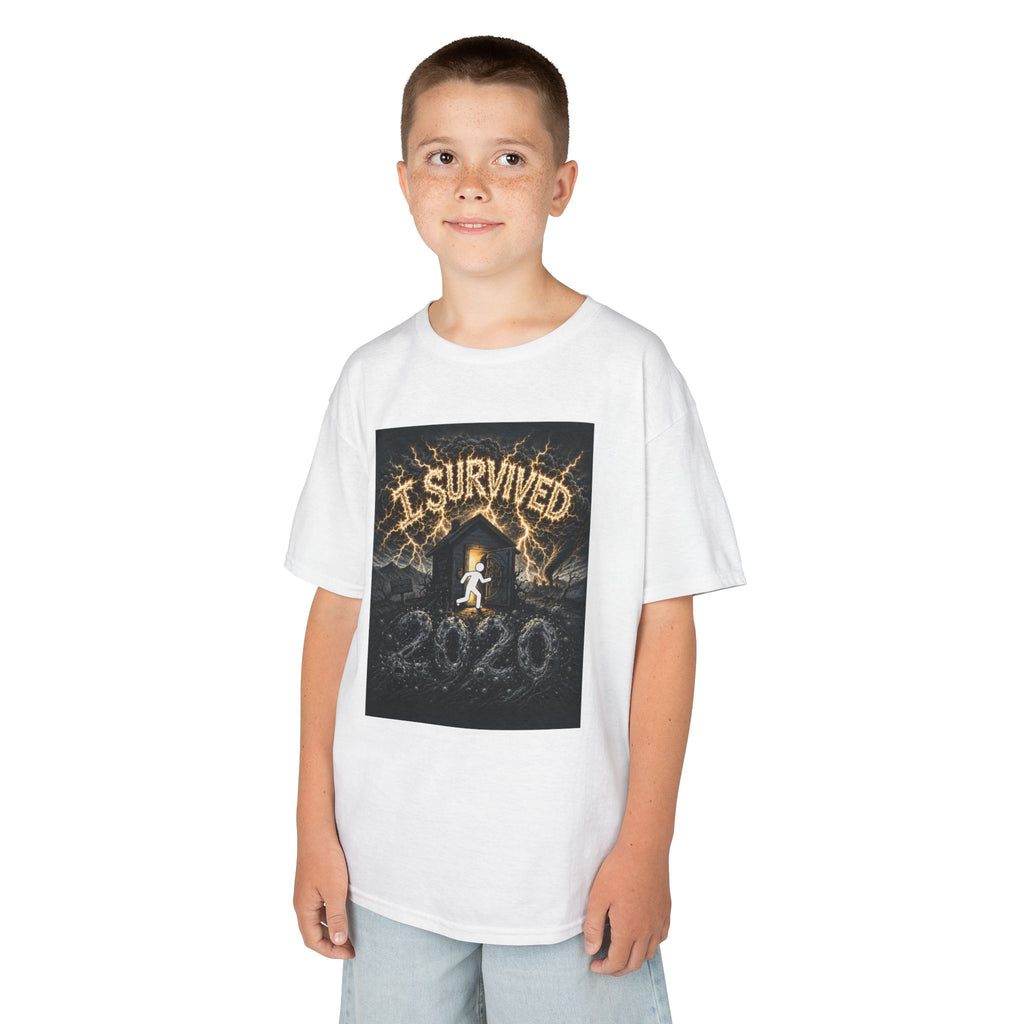 I Survived 2020 — Original Design Teaser Tee | Season 1 Premiere Drop Kids Heavy Cotton™ Tee