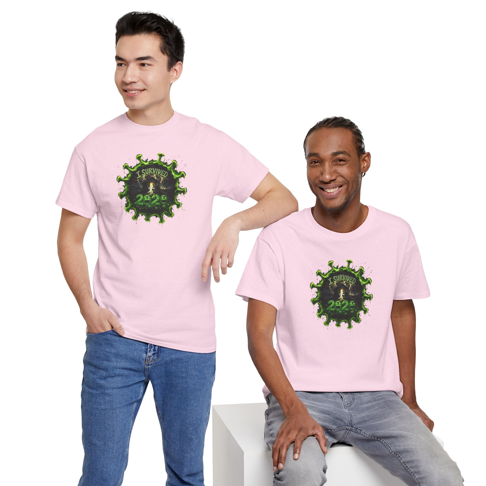 I Survived 2020 — PANDEMIC S1:E1: Director's Cut "COVID-19: The Coronavirus" Unisex Heavy Cotton Tee