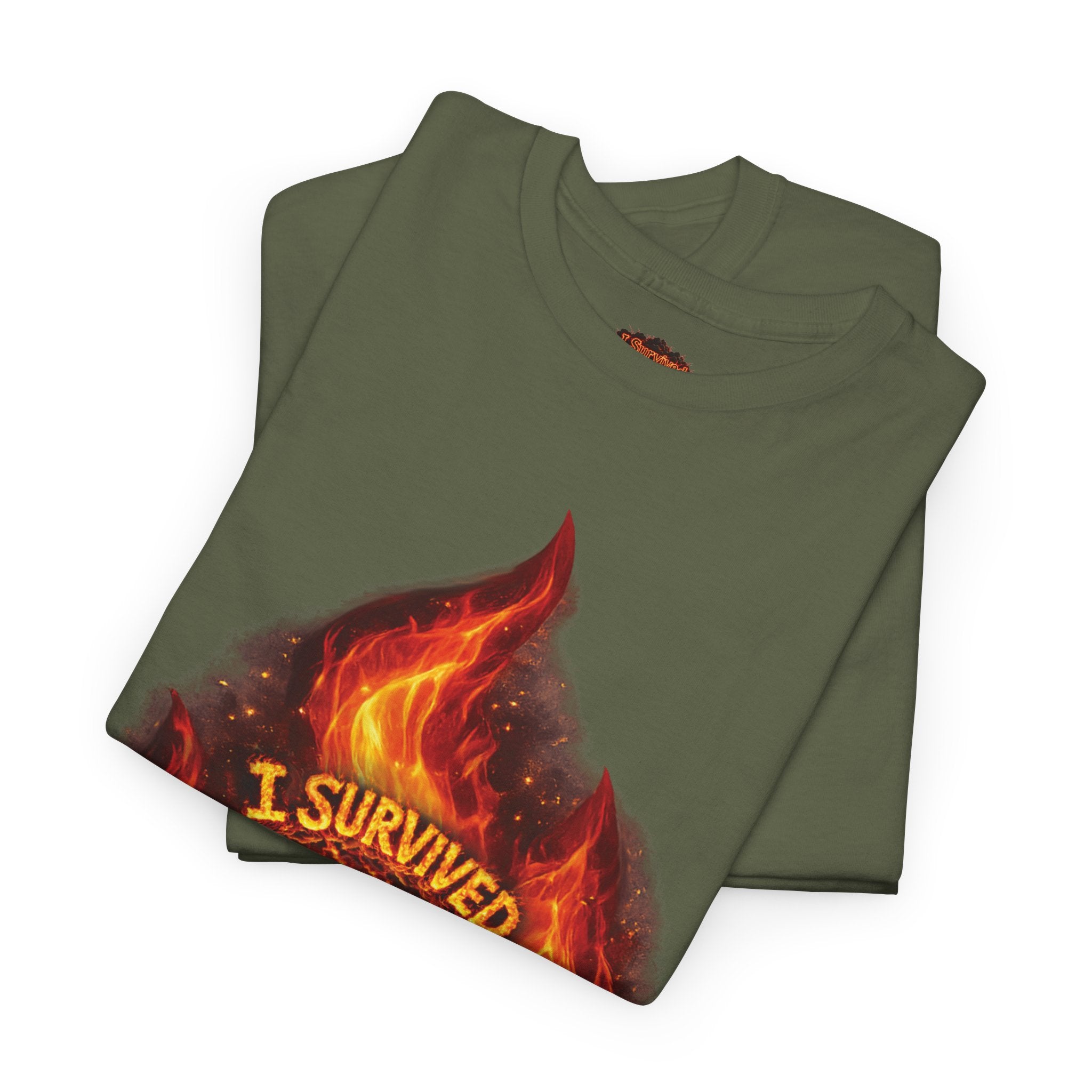 I Survived 2020 — Director's Cut S2:E1 "Berry Creek" | Wildfire Edition Memorial Unisex Heavy Cotton Tee (SPECIAL EDITION)