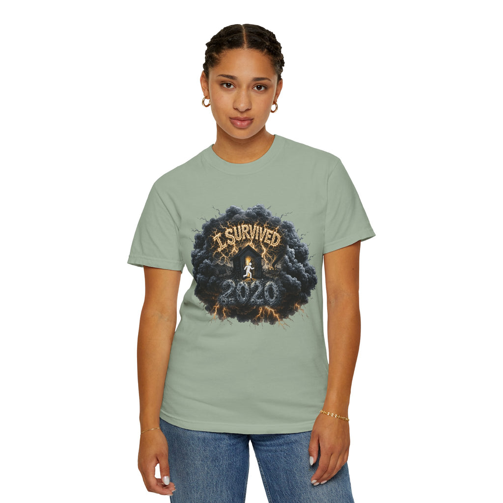 I Survived 2020 — Director's Cut Original Design Teaser Tee | Season 1 Premiere Drop Unisex Garment-Dyed T-shirt