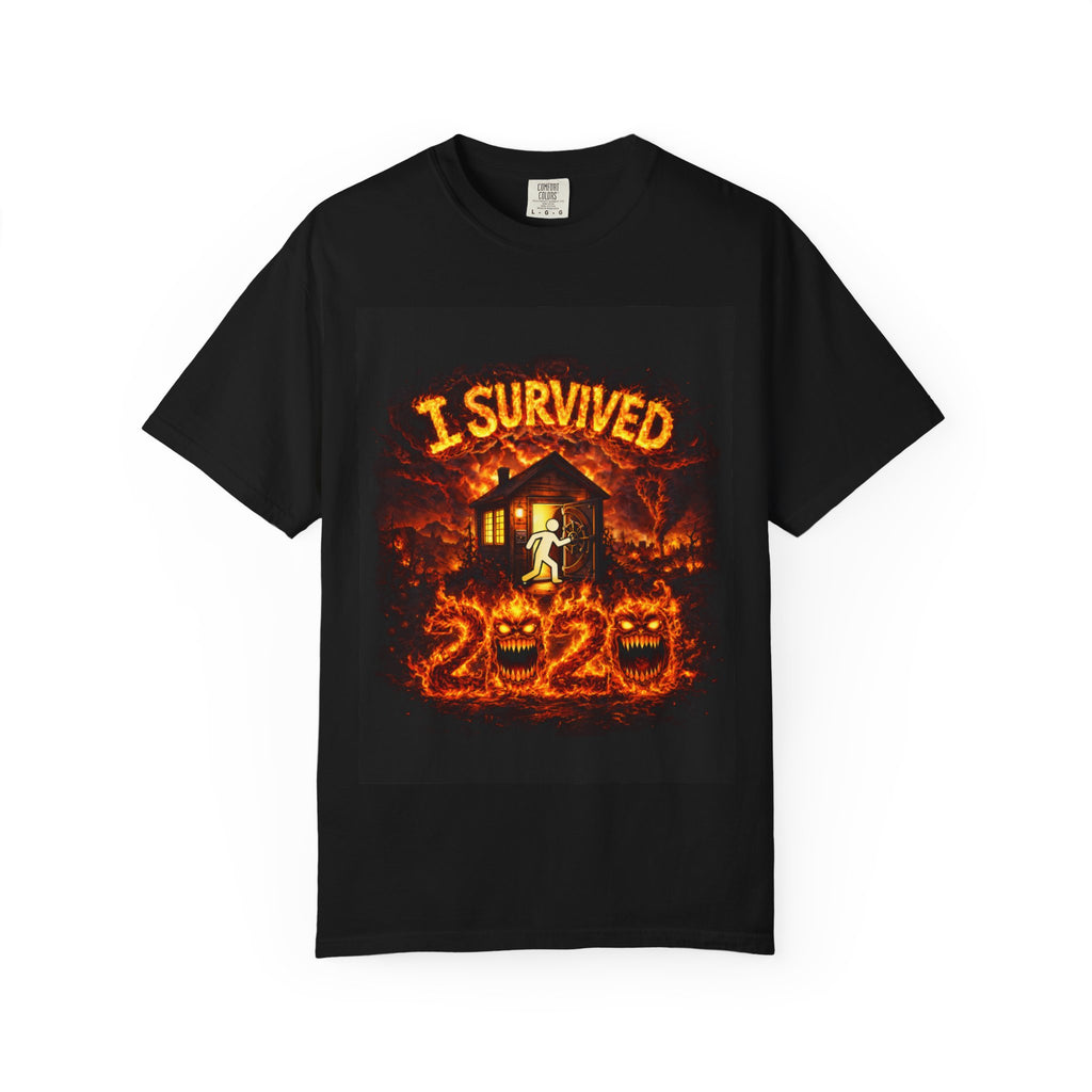 I Survived 2020 — S2:E2 "The Bobcat Fire" | Wildfire Edition Memorial Unisex Garment-Dyed T-shirt