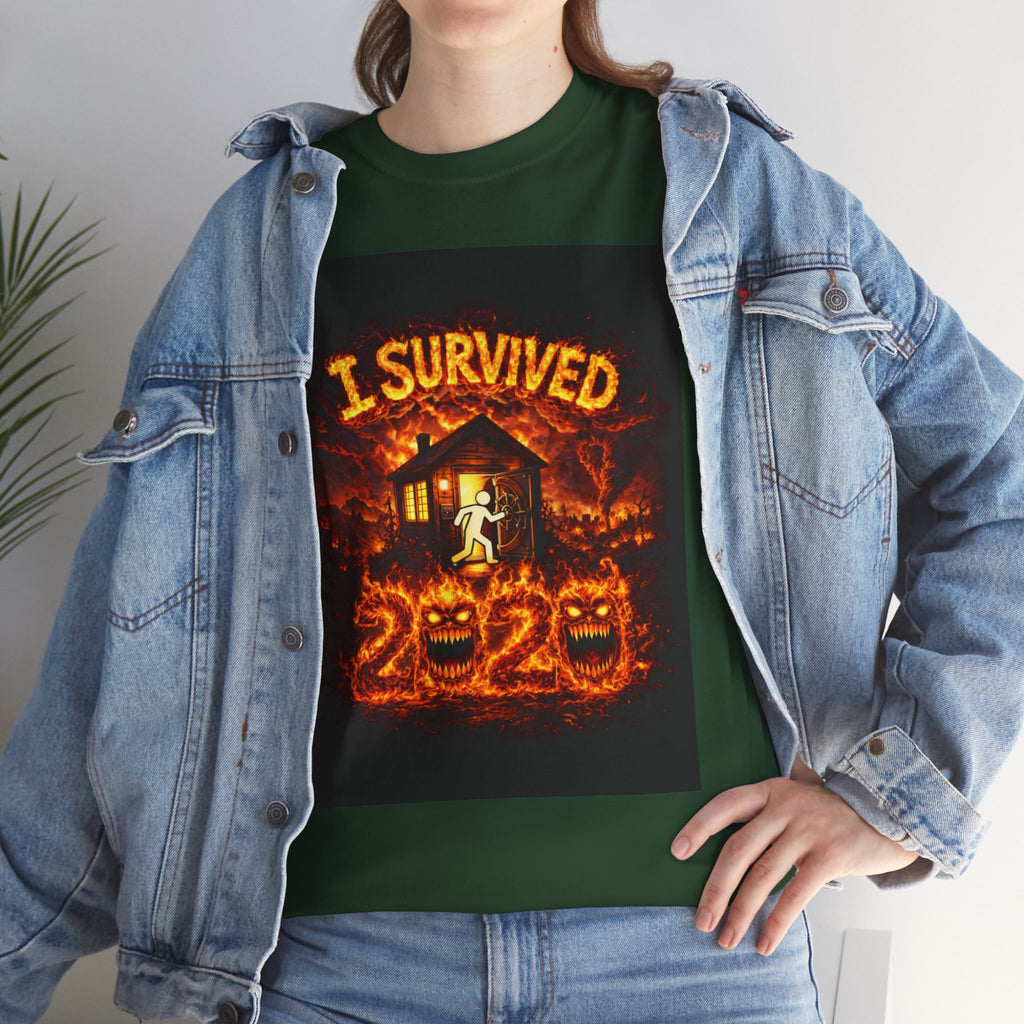I Survived 2020 — S2:E2 "The Bobcat Fire" | Wildfire Edition Memorial Unisex Heavy Cotton Tee
