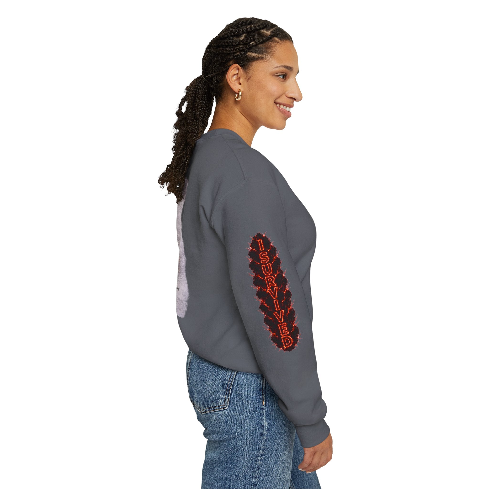 I Survived 2020 — WILDFIRES S2:E3: Director's Cut "The California Wildfires" Memorial Unisex Heavy Blend™ Crewneck Sweatshirt