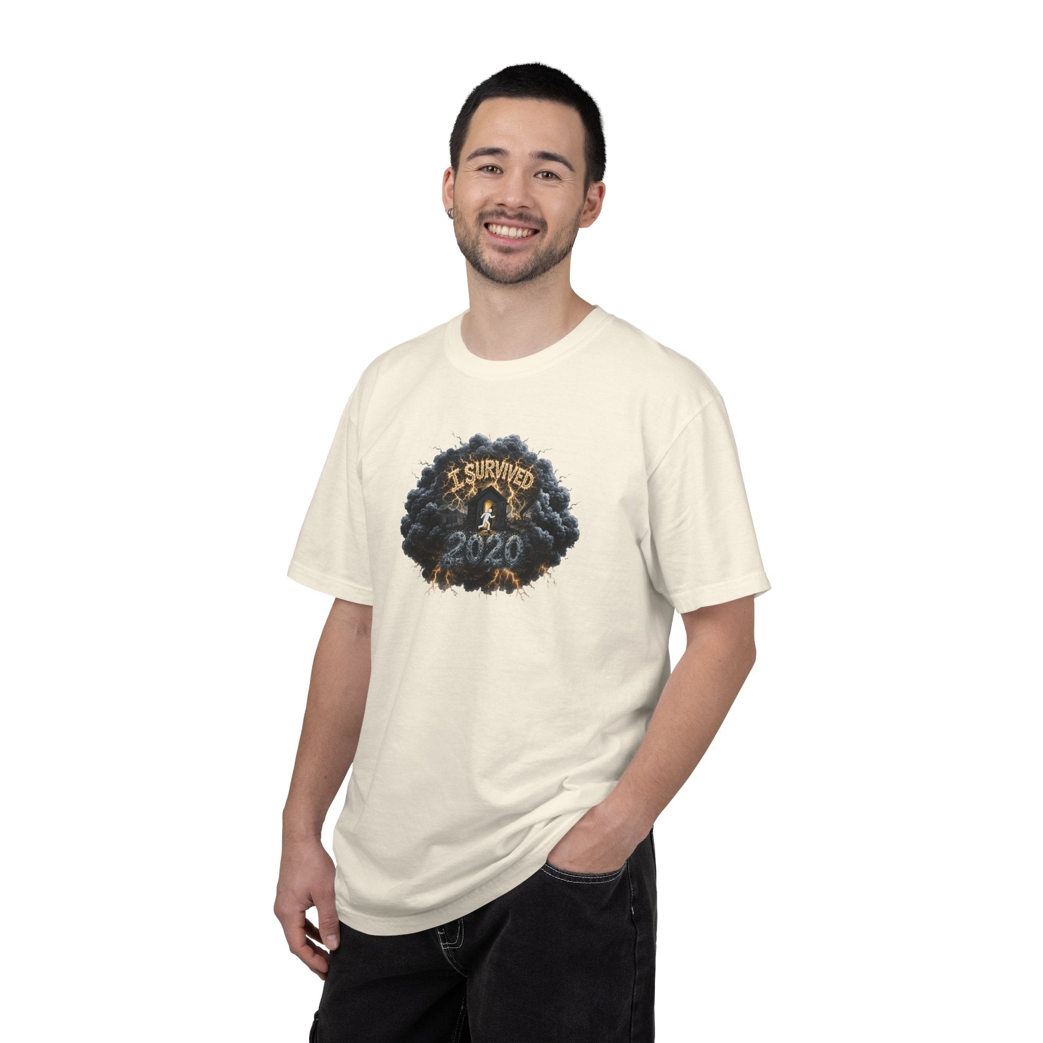 I Survived 2020 — Original PILOT Design: Director's Cut Unisex Garment-Dyed T-shirt