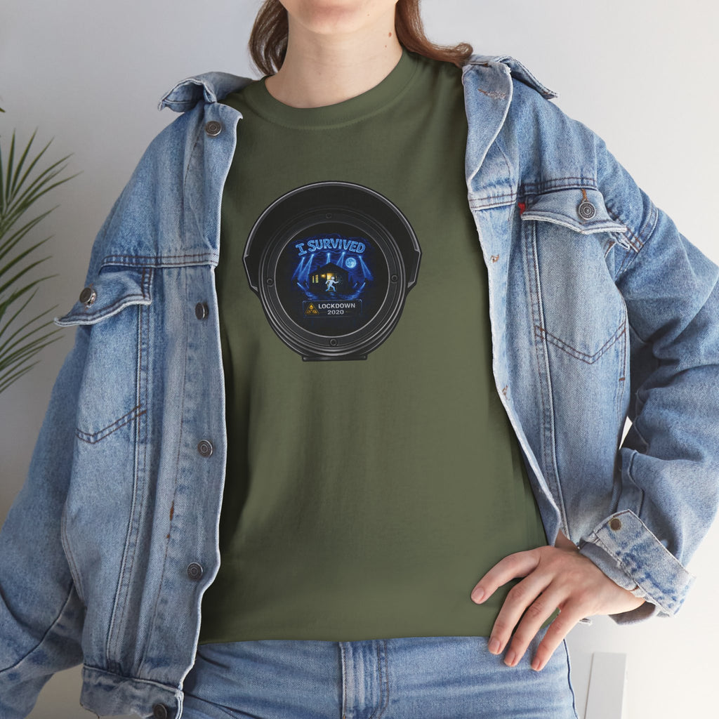 I Survived 2020 — LOCKDOWN S3:E1: Director's Cut "Quarantine" Unisex Heavy Cotton Tee