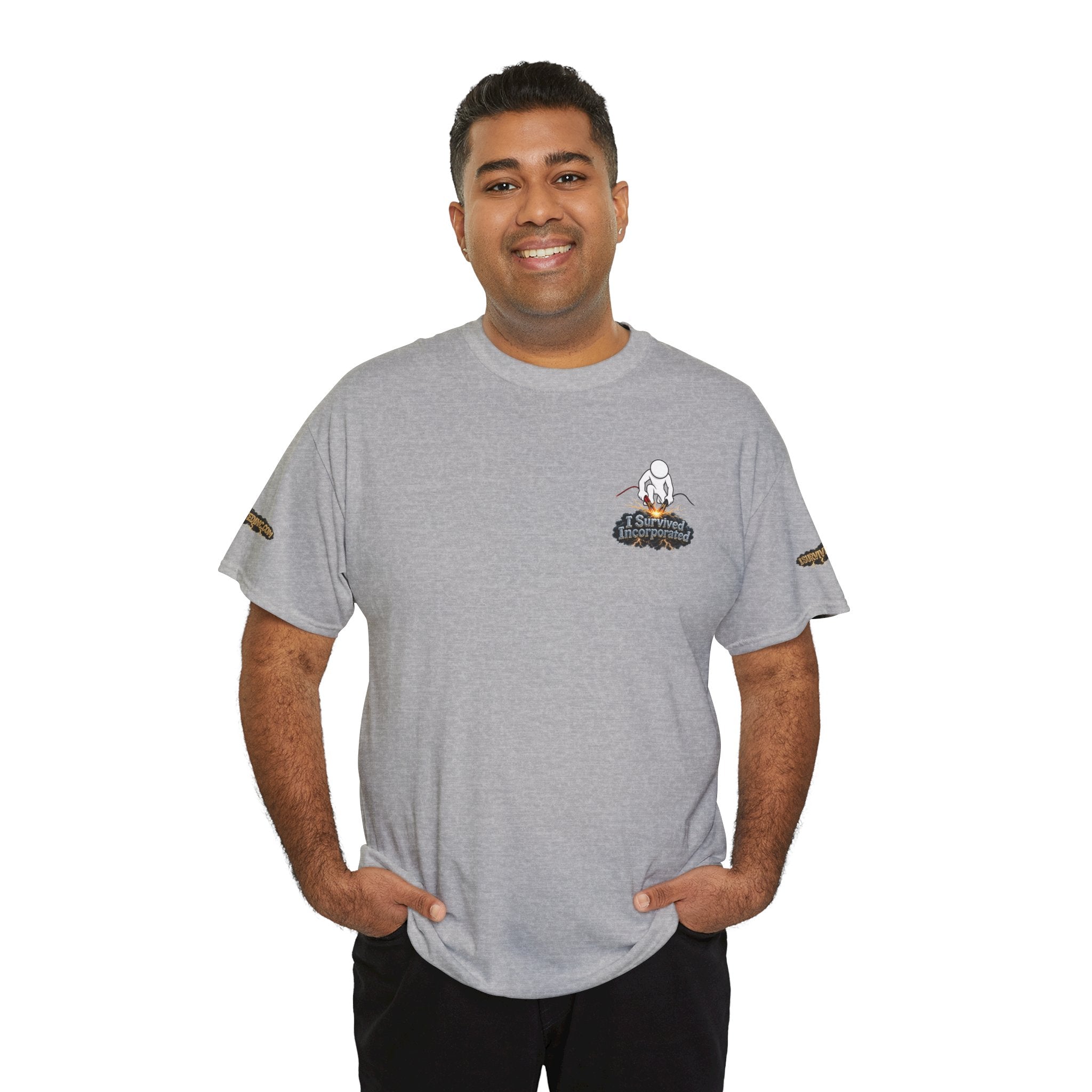 I Survived 2020 — "Please Stand By" Test Pattern Tee Special Edition Summer Premier Unisex Heavy Cotton Tee