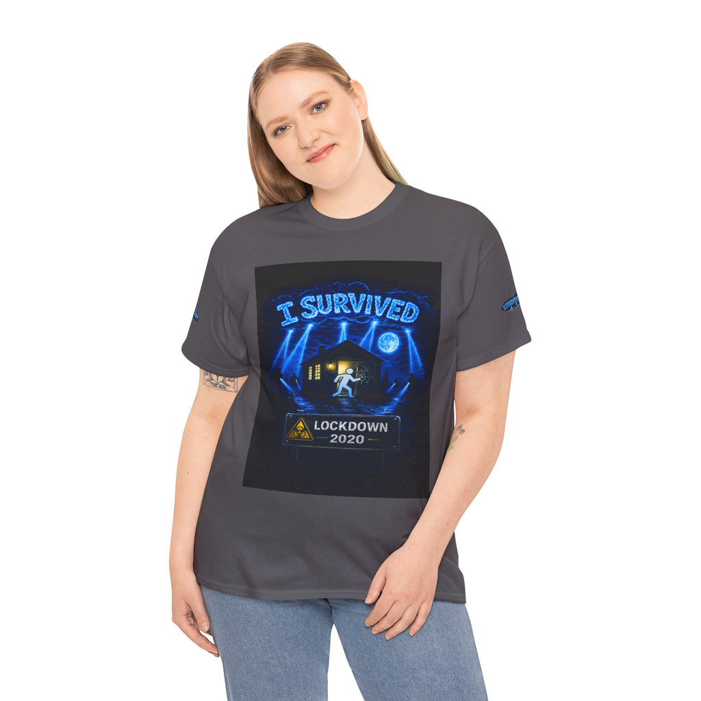 I Survived 2020 — S3:E2 "Dating Under Lockdown" | Lockdown Edition Documentary Unisex Heavy Cotton Tee (SPECIAL EDITION)