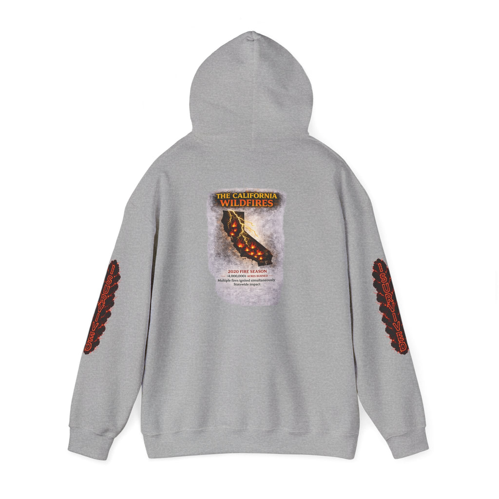 I Survived 2020 — Director's Cut S2:E3 "The California Wildfires" | Wildfire Edition Memorial Hoodie Sweatshirt