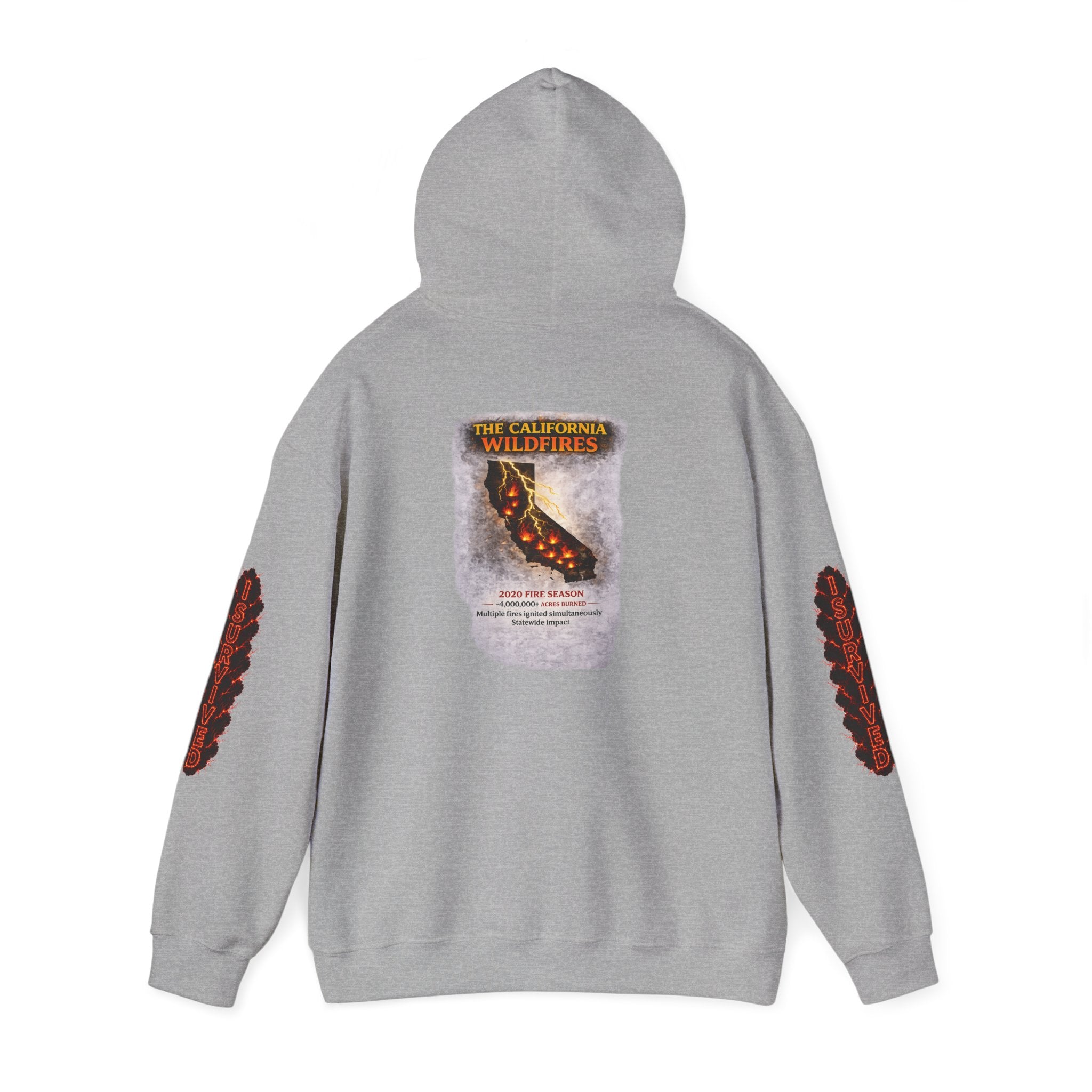 I Survived 2020 — Director's Cut S2:E3 "The California Wildfires" | Wildfire Edition Memorial Hoodie Sweatshirt