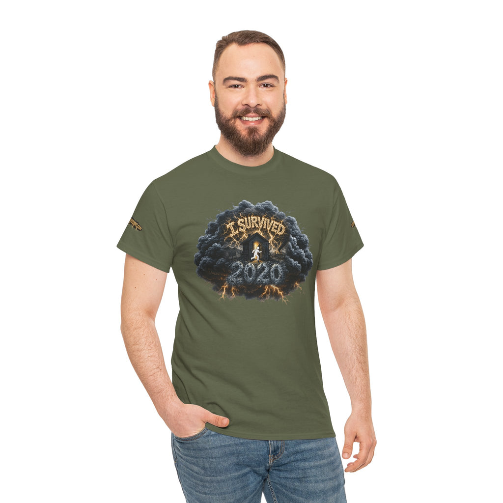 I Survived 2020 — Director's Cut Original Design Teaser Tee | Season 1 Premiere Drop Unisex Heavy Cotton Tee (SPECIAL EDITION)