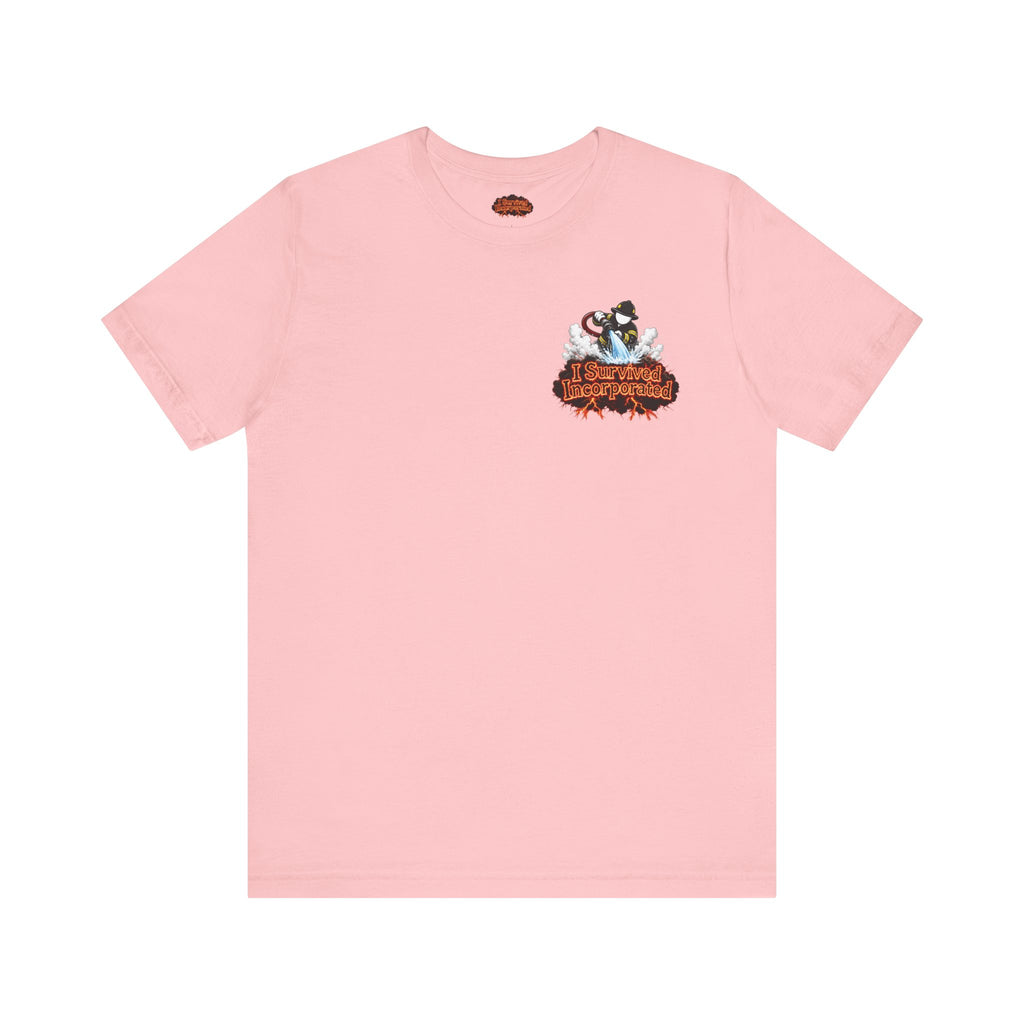 I Survived 2020 — "Please Stand By" Test Pattern Tee Wildfire Signal Edition Summer Premiere Unisex Jersey Short Sleeve Tee