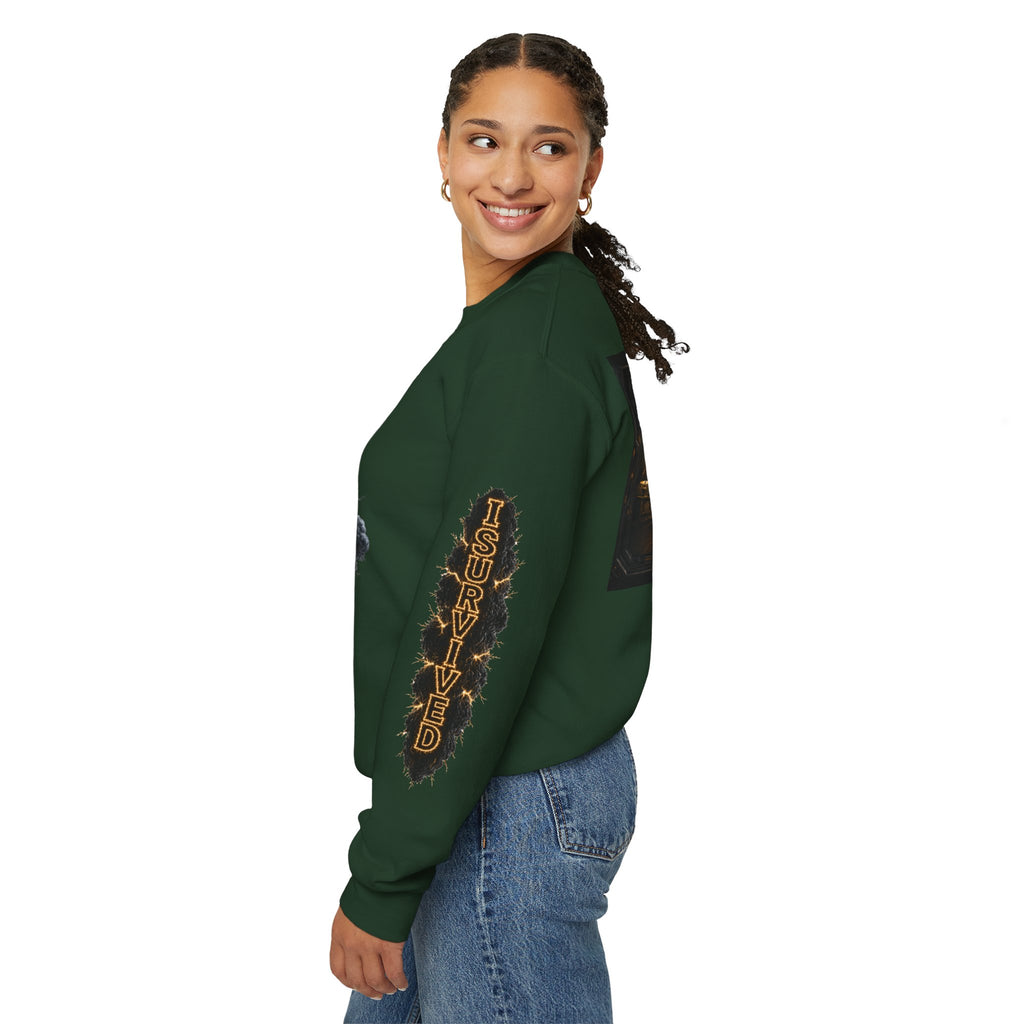 I Survived 2020 — Director's Cut Original Design Teaser Tee | Season 1 Premiere Drop Unisex Heavy Blend™ Crewneck Sweatshirt (SPECIAL EDITION)