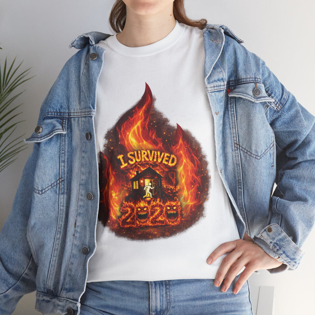 I Survived 2020 — Director's Cut S2:E4 "Western U.S. Wildfire Season" | Mid-Season Finale Pt. 1 | Wildfire Edition Memorial Unisex Heavy Cotton Tee (SPECIAL EDITION)