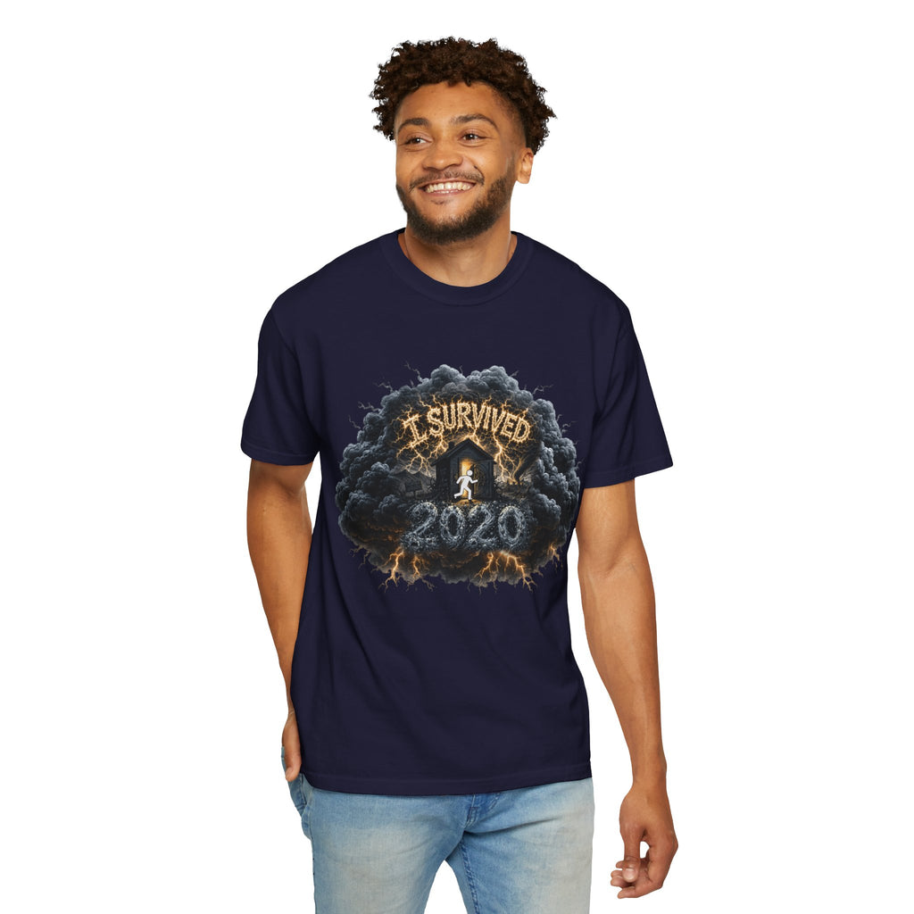 I Survived 2020 — Director's Cut Original Design Teaser Tee | Season 1 Premiere Drop Unisex Garment-Dyed T-shirt