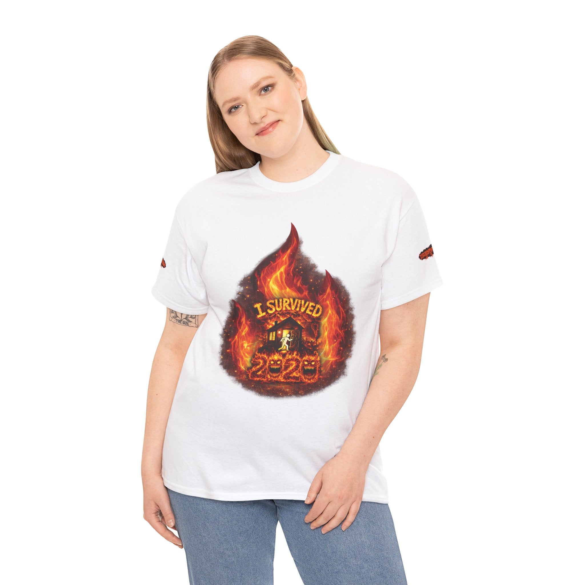 I Survived 2020 — Director's Cut S2:E1 "Berry Creek" | Wildfire Edition Memorial Unisex Heavy Cotton Tee (SPECIAL EDITION)