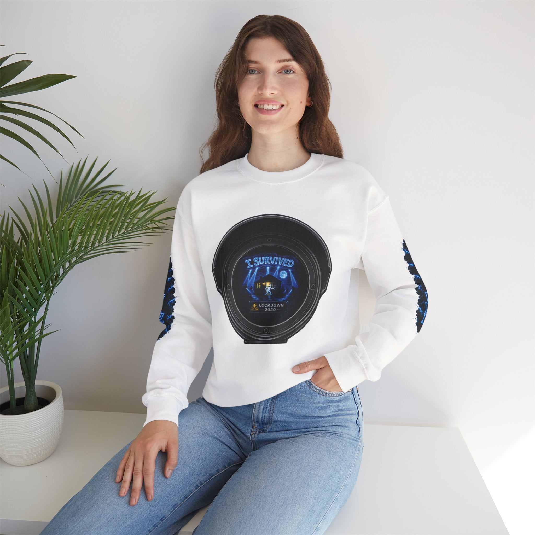 I Survived 2020 — Director's Cut S3:E2 "Dating Under Lockdown" | Lockdown Edition Documentary Unisex Heavy Blend™ Crewneck Sweatshirt