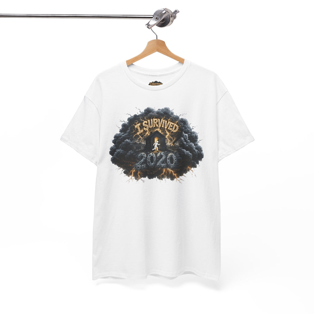 I Survived 2020 — Director's Cut Original Design Teaser Tee | Season 1 Premiere Drop Unisex Heavy Cotton Tee