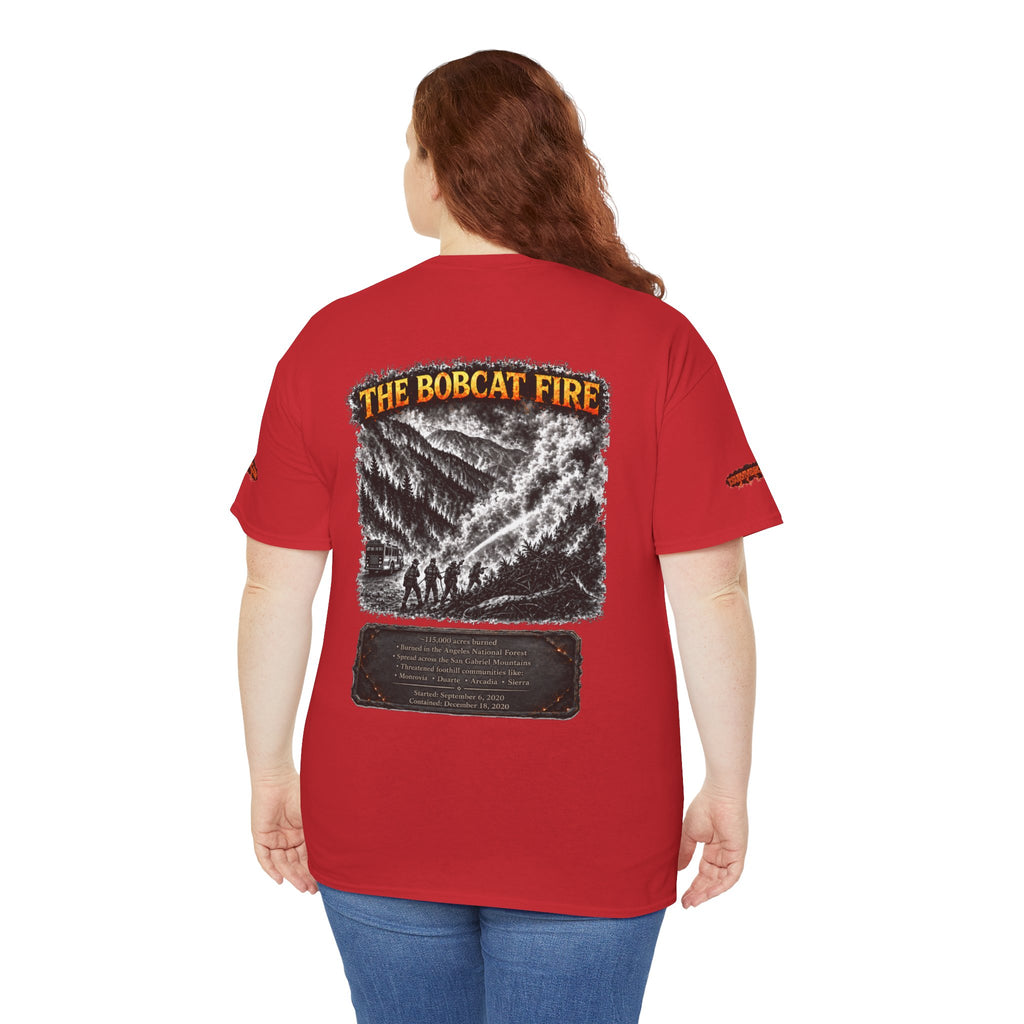 I Survived 2020 — Director's Cut S2:E2 "The Bobcat Fire" | Wildfire Edition Memorial Unisex Heavy Cotton Tee (SPECIAL EDITION)
