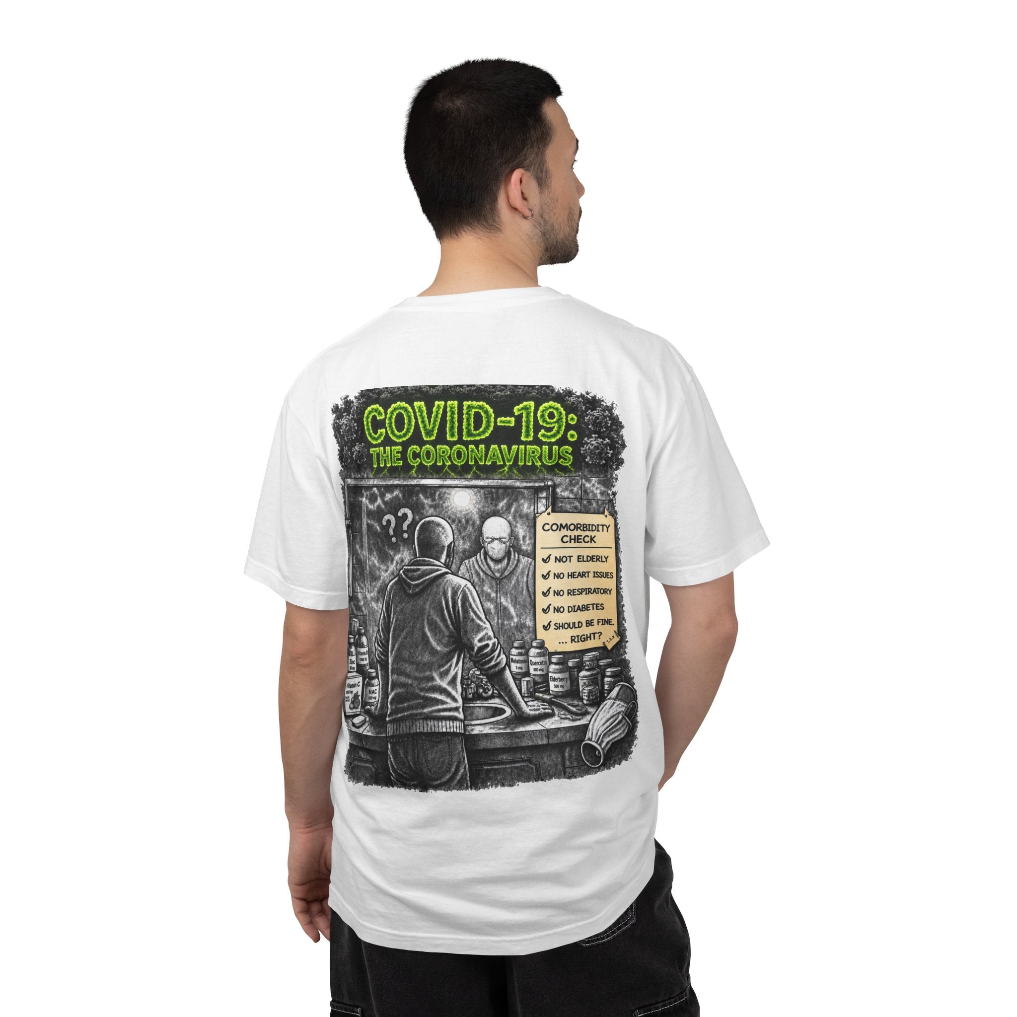 I Survived 2020 — S1:E1 "COVID-19: The Coronavirus" | Pandemic Edition Unisex Garment-Dyed T-shirt