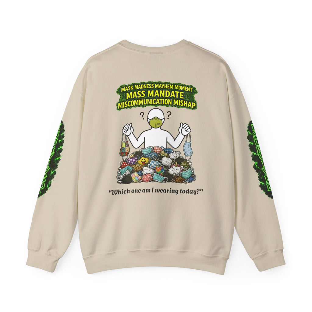 I Survived 2020 — PANDEMIC S1:E4: Director's Cut "Mask Madness" Unisex Heavy Blend™ Crewneck Sweatshirt