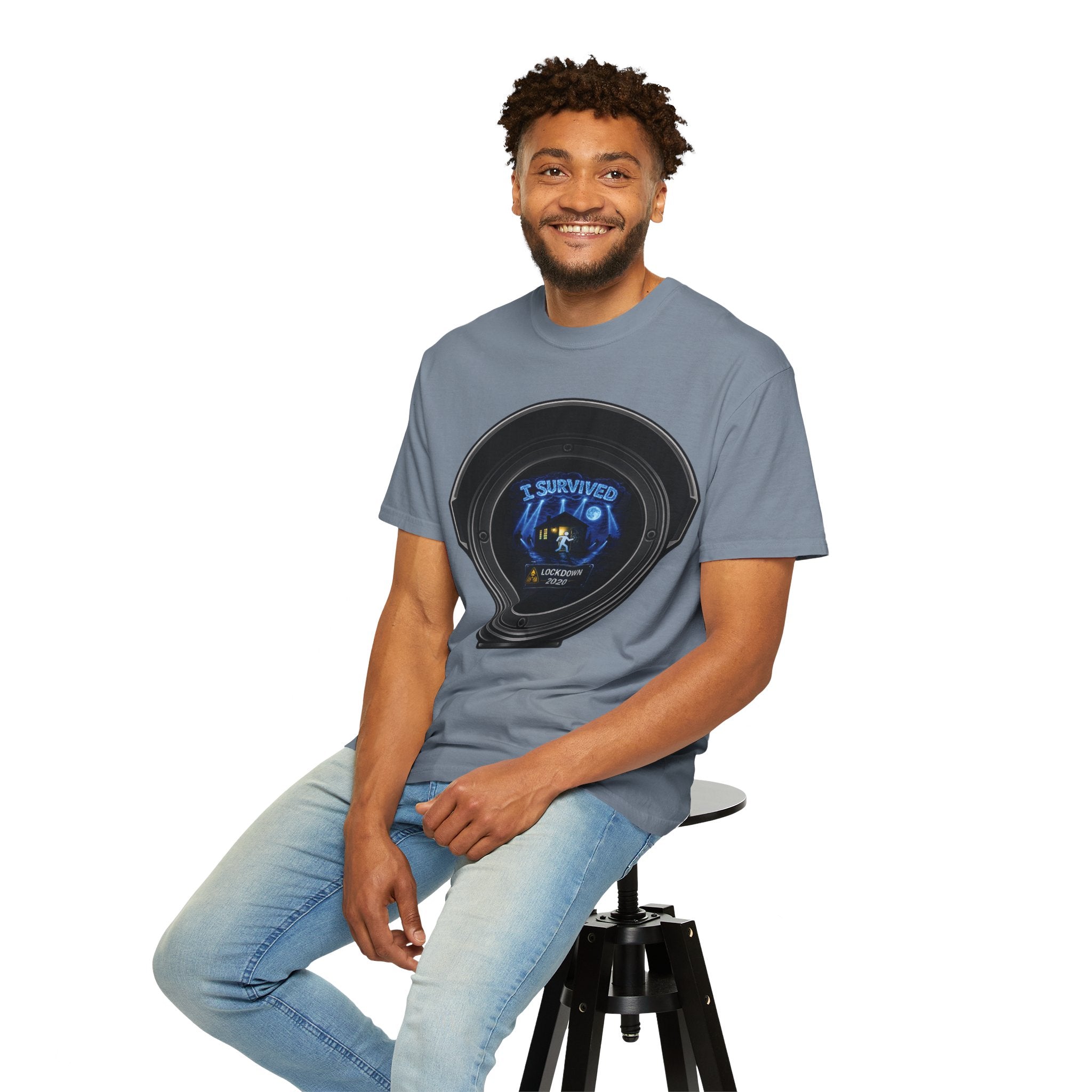 I Survived 2020 — Director's Cut S3:E3 "Remote Schooling" | Lockdown Edition Documentary Unisex Garment-Dyed T-shirt