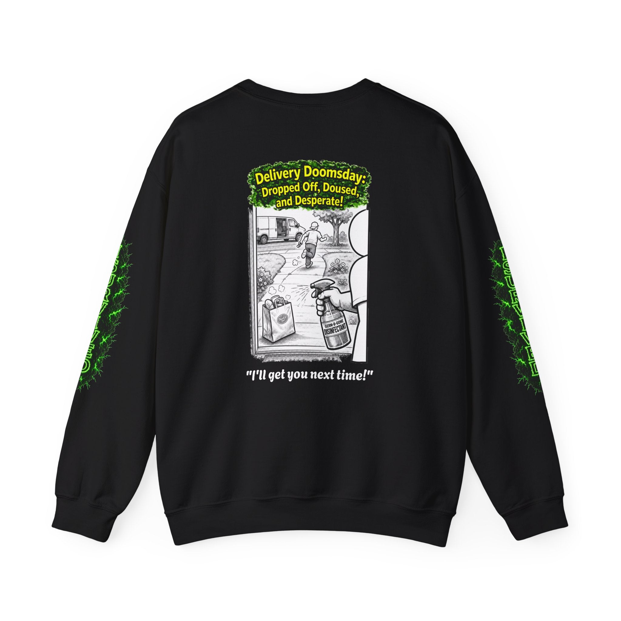 I Survived 2020 — PANDEMIC S1:E5: Director's Cut "Delivery Doomsday" Unisex Heavy Blend™ Crewneck Sweatshirt