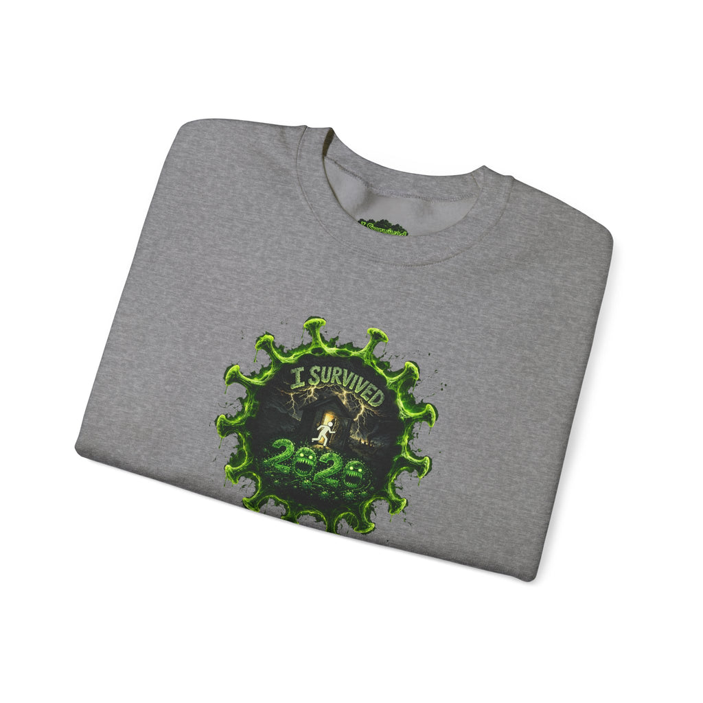I Survived 2020 — PANDEMIC S1:E1: Director's Cut "COVID-19: The Coronavirus" Unisex Heavy Blend™ Crewneck Sweatshirt