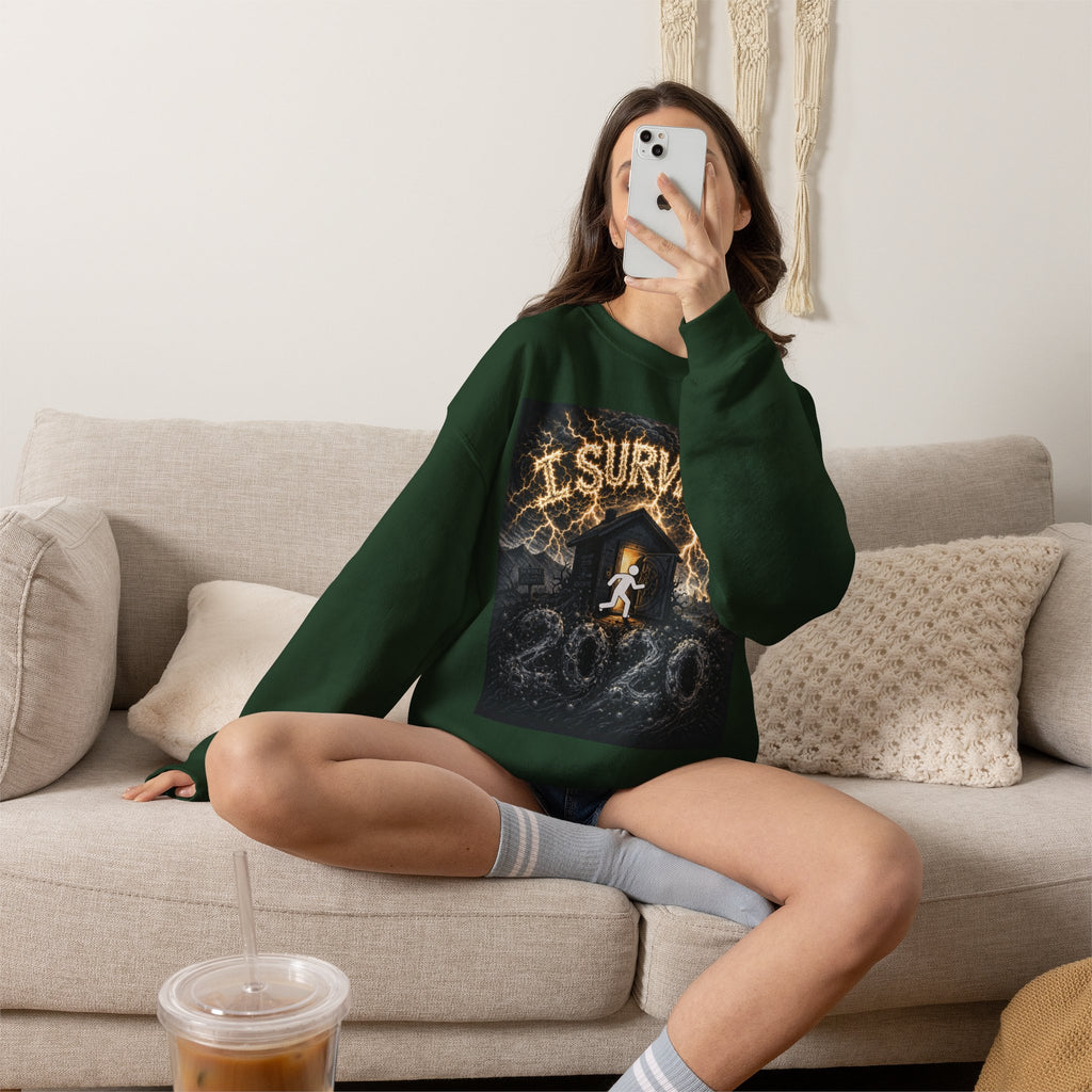 I Survived 2020 — Original PILOT Design Unisex Heavy Blend™ Crewneck Sweatshirt