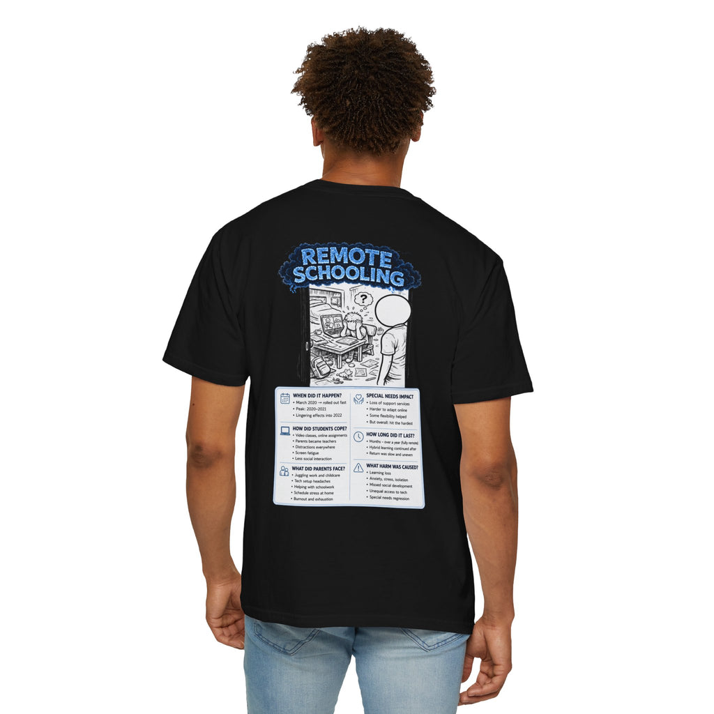 I Survived 2020 — Director's Cut S3:E3 "Remote Schooling" | Lockdown Edition Documentary Unisex Garment-Dyed T-shirt