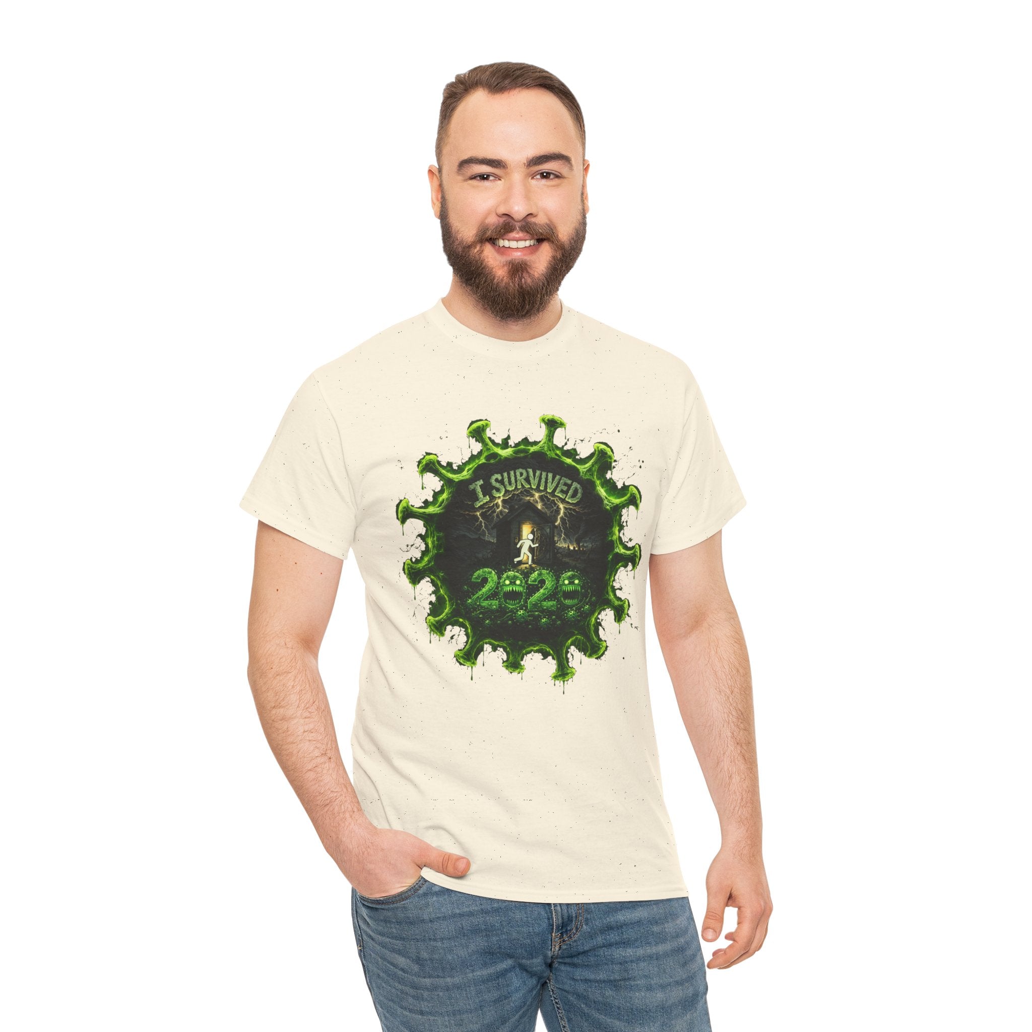 I Survived 2020 — Director's Cut S1:E4 "Mask Madness Mayhem Moment" | Pandemic Edition Unisex Heavy Cotton Tee