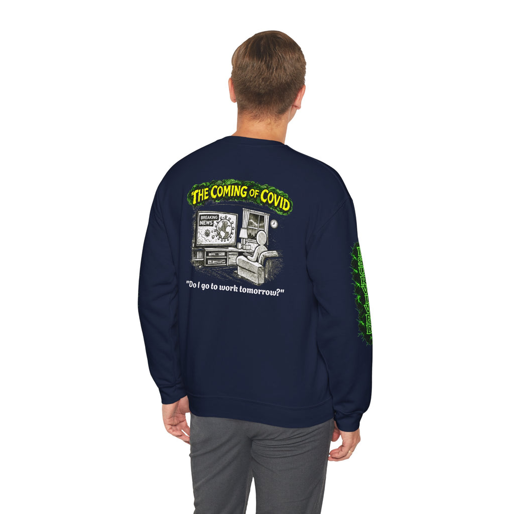 I Survived 2020 — PANDEMIC S1:E2: Director's Cut "The Coming of COVID" Unisex Heavy Blend™ Crewneck Sweatshirt