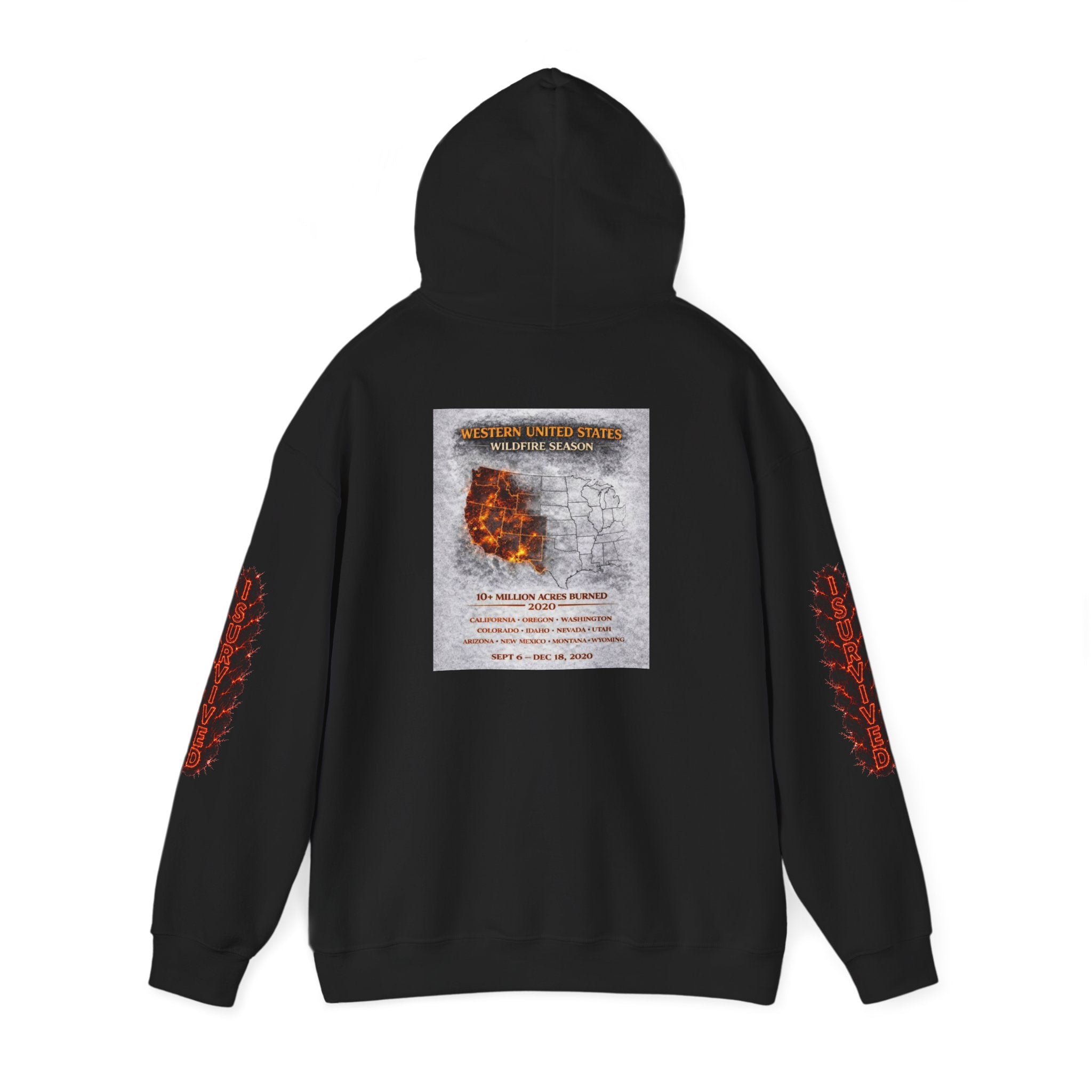 I Survived 2020 — Director's Cut S2:E4 "Western U.S. Wildfire Season" | Mid-Season Finale Pt. 1 | Wildfire Edition Memorial Hoodie Sweatshirt