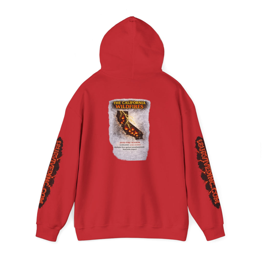 I Survived 2020 — S2:E3 "The California Wildfires" | Wildfire Edition Memorial Hoodie Sweatshirt