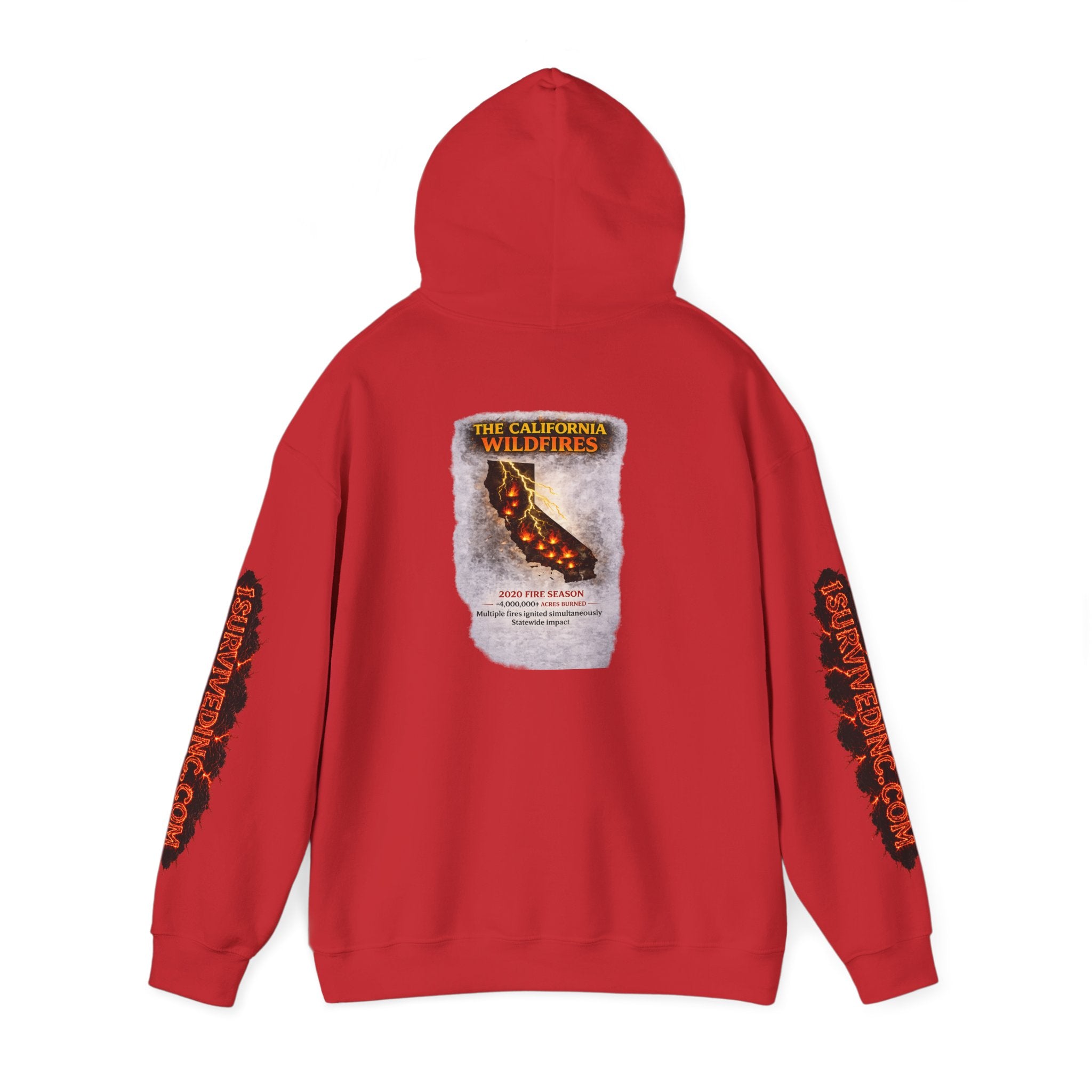 I Survived 2020 — S2:E3 "The California Wildfires" | Wildfire Edition Memorial Hoodie Sweatshirt