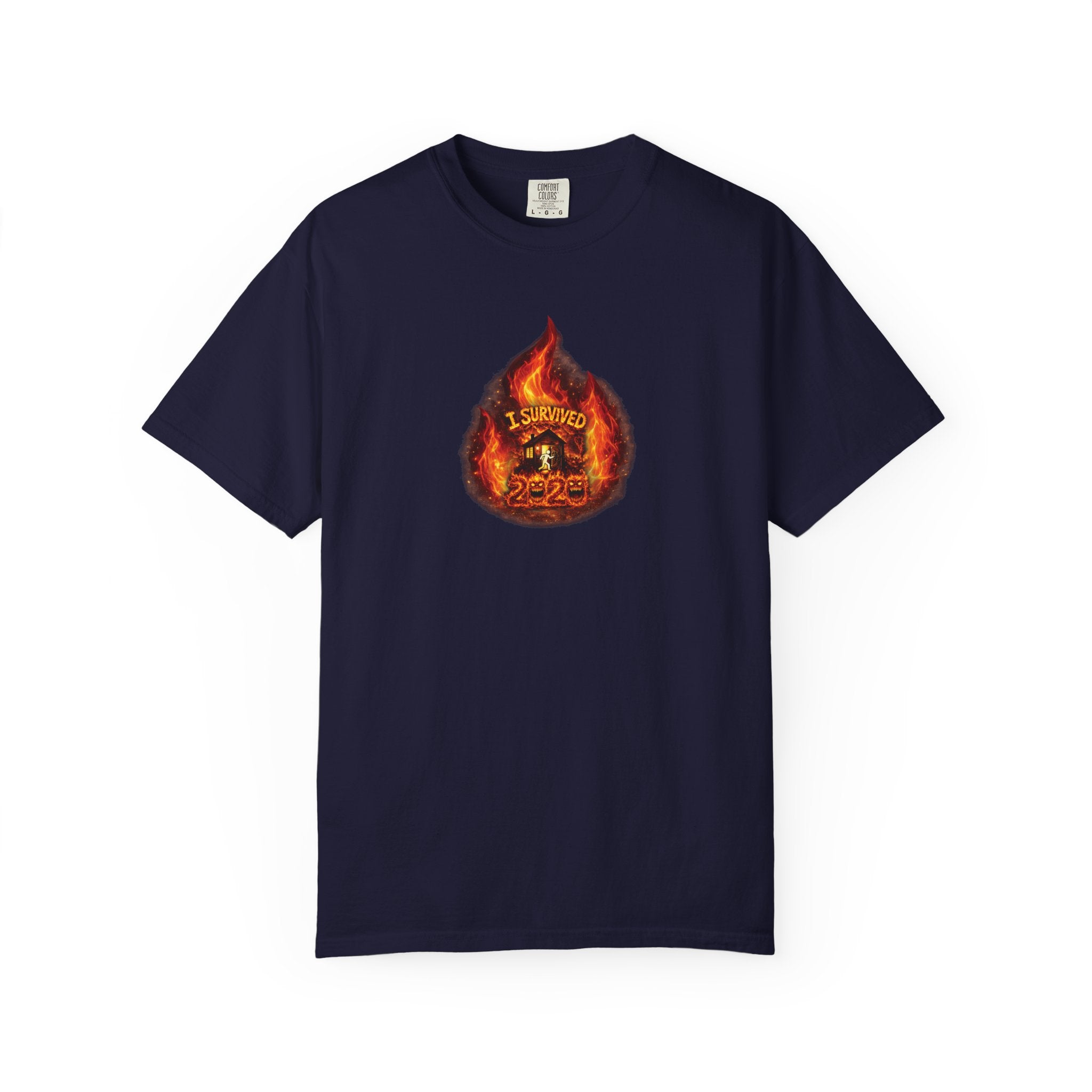 I Survived 2020 — WILDFIRES S2:E4: Director's Cut "Western U.S. Wildfire Season" Memorial Unisex Garment-Dyed T-shirt