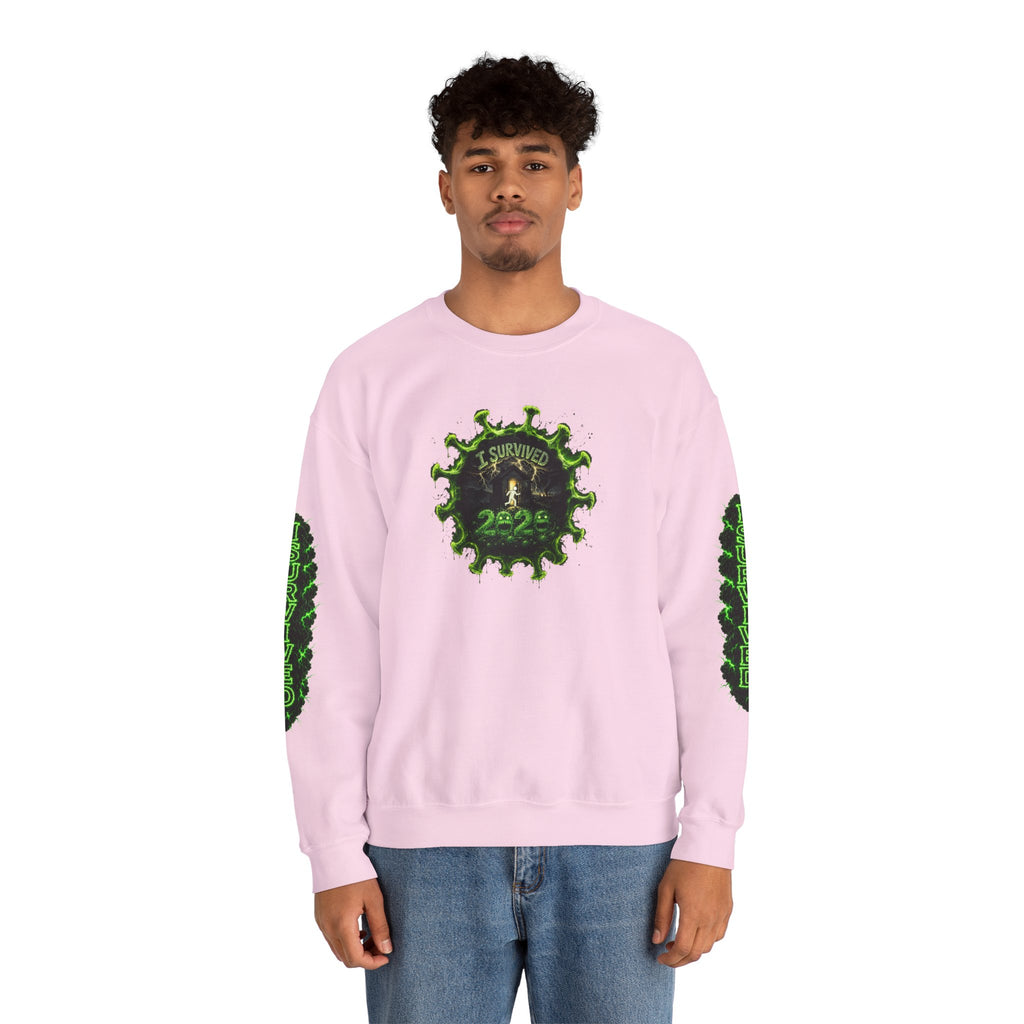 I Survived 2020 — PANDEMIC S1:E1: Director's Cut "COVID-19: The Coronavirus" Unisex Heavy Blend™ Crewneck Sweatshirt