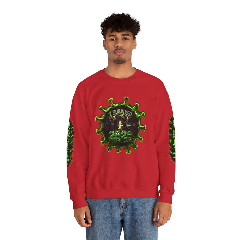 I Survived 2020 — Director's Cut S1:E5 "Delivery Doomsday" | Pandemic Edition Unisex Heavy Blend™ Crewneck Sweatshirt