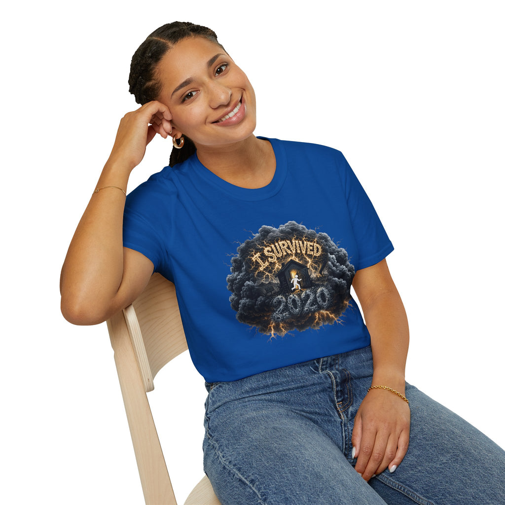 I Survived 2020 — Director's Cut Original Design Teaser Tee | Season 1 Premiere Drop Unisex Softstyle T-Shirt