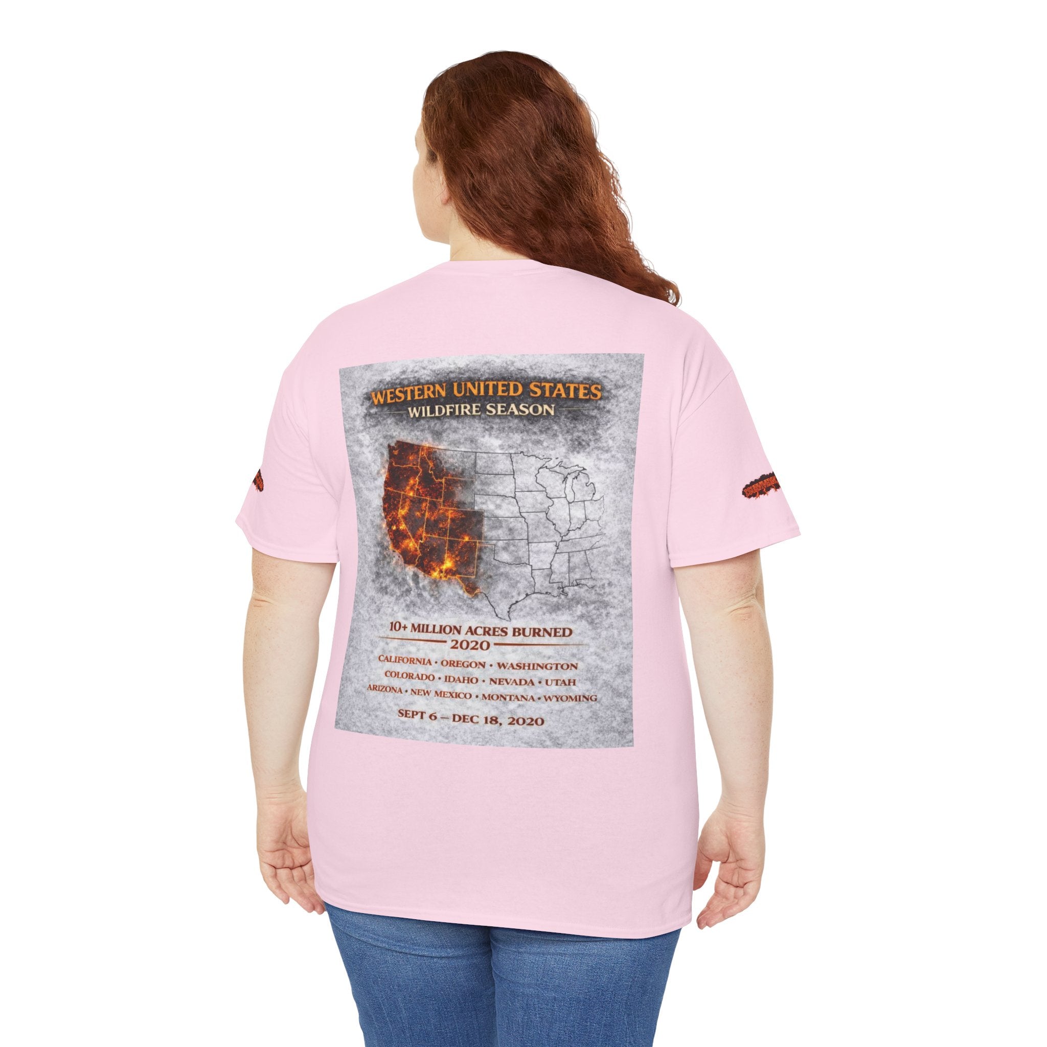 I Survived 2020 — S2:E4 "Western U.S. Wildfire Season" | Mid-Season Finale Pt. 1 | Wildfire Edition Memorial Unisex Heavy Cotton Tee (SPECIAL EDITION)