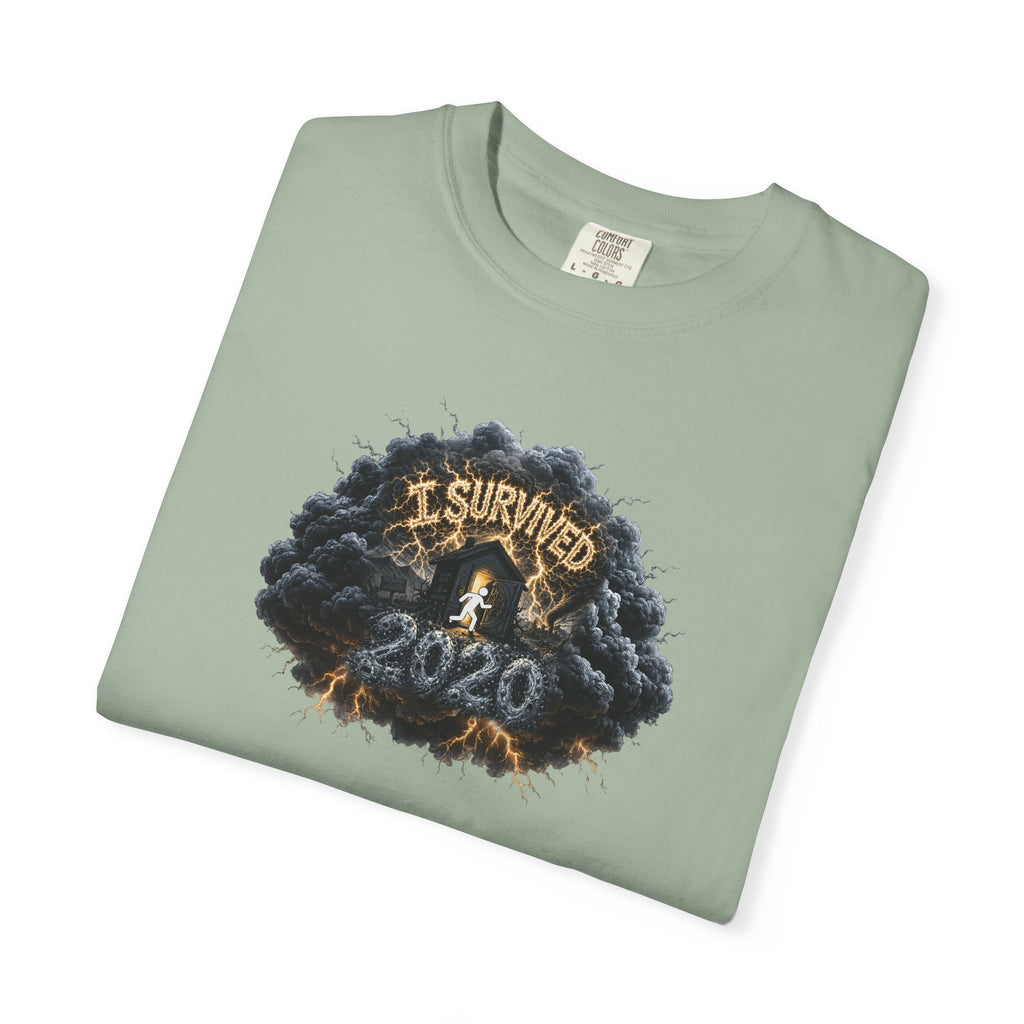 I Survived 2020 — Original PILOT Design: Director's Cut Unisex Garment-Dyed T-shirt