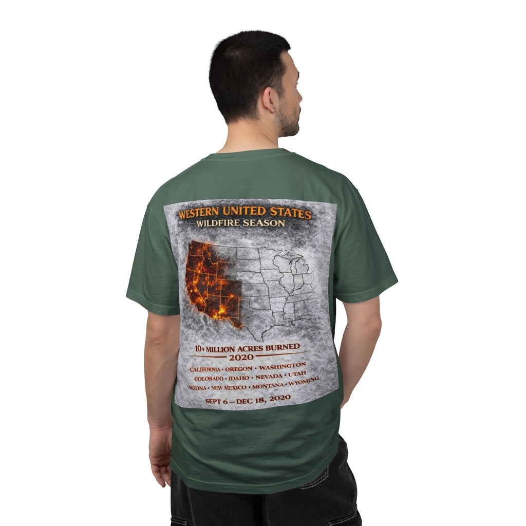 I Survived 2020 — S2:E4 "Western U.S. Wildfire Season" | Mid-Season Finale Pt. 1 | Wildfire Edition Memorial Unisex Garment-Dyed T-shirt