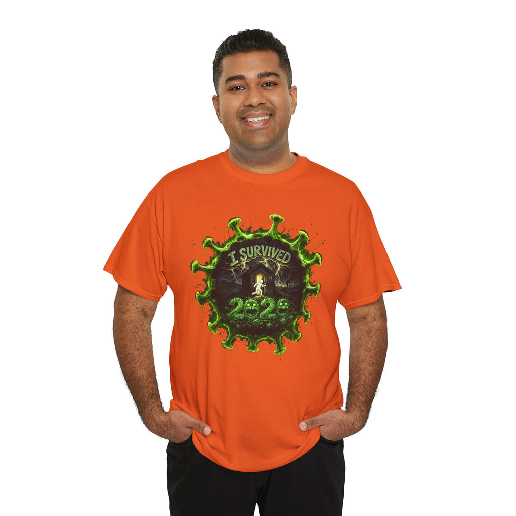 I Survived 2020 — Director's Cut S1:E2 "The Coming of COVID" | Pandemic Edition Unisex Heavy Cotton Tee