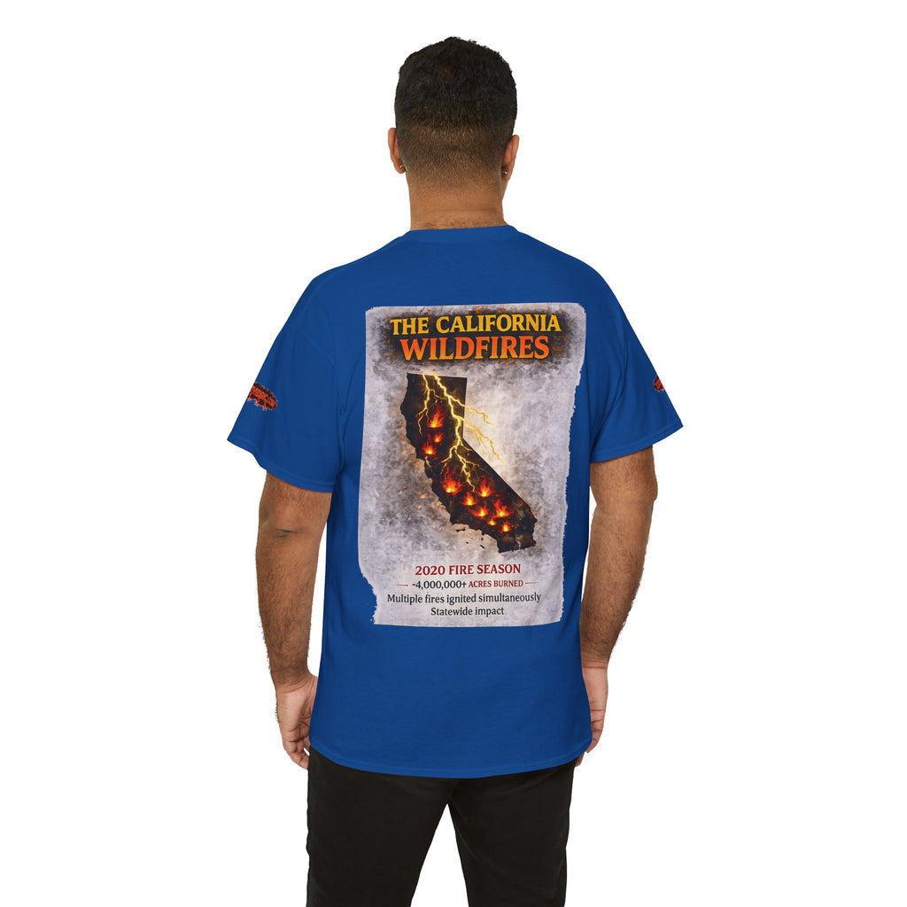 I Survived 2020 — WILDFIRES S2:E3: Special Edition "The California Wildfires" Memorial Unisex Heavy Cotton Tee