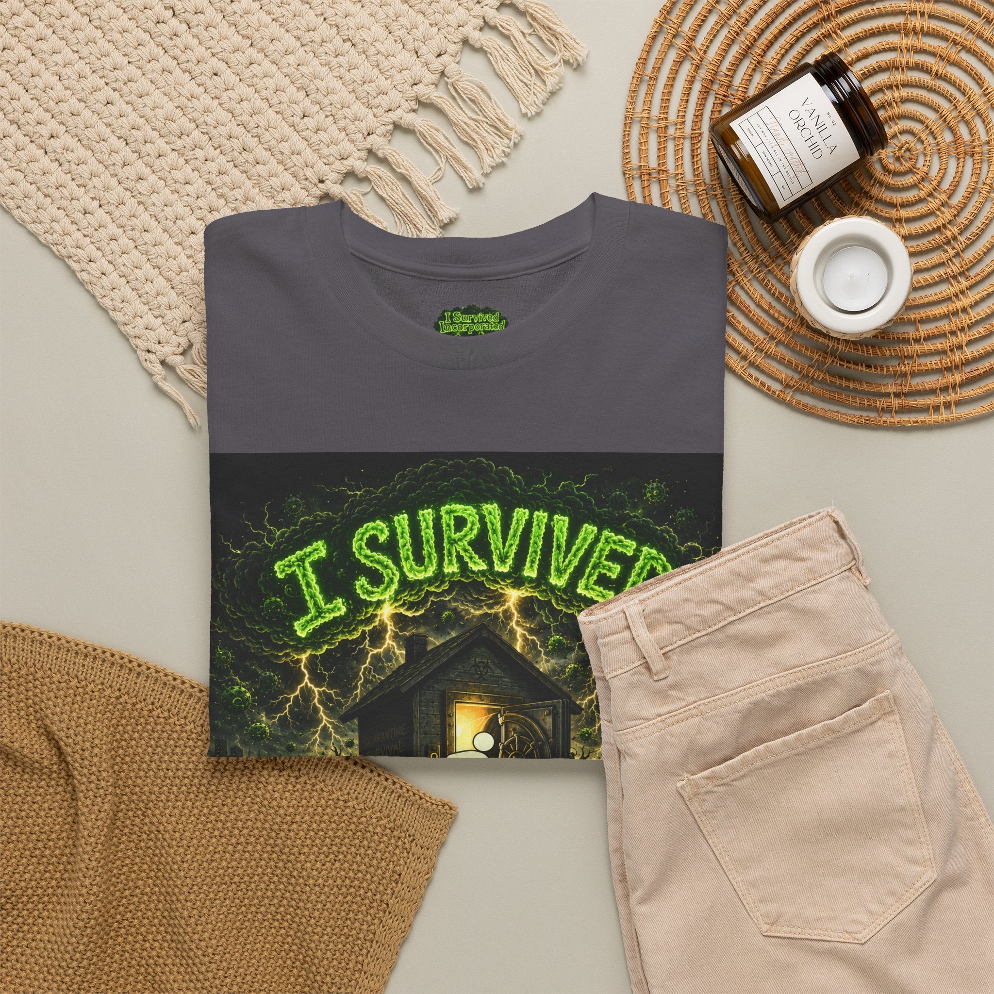 I Survived 2020 — PANDEMIC S1:E4: Special Edition "Mask Madness" Unisex Heavy Cotton Tee