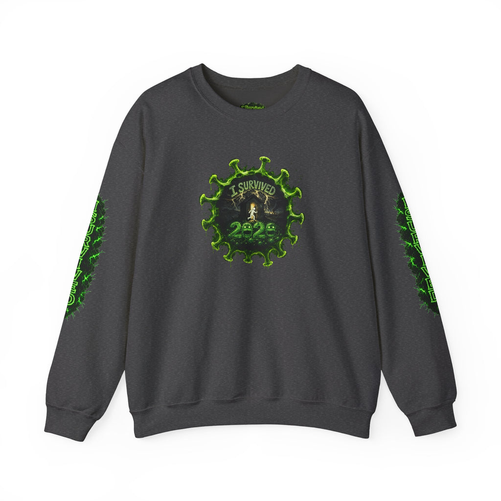 I Survived 2020 — PANDEMIC S1:E5: Director's Cut "Delivery Doomsday" Unisex Heavy Blend™ Crewneck Sweatshirt
