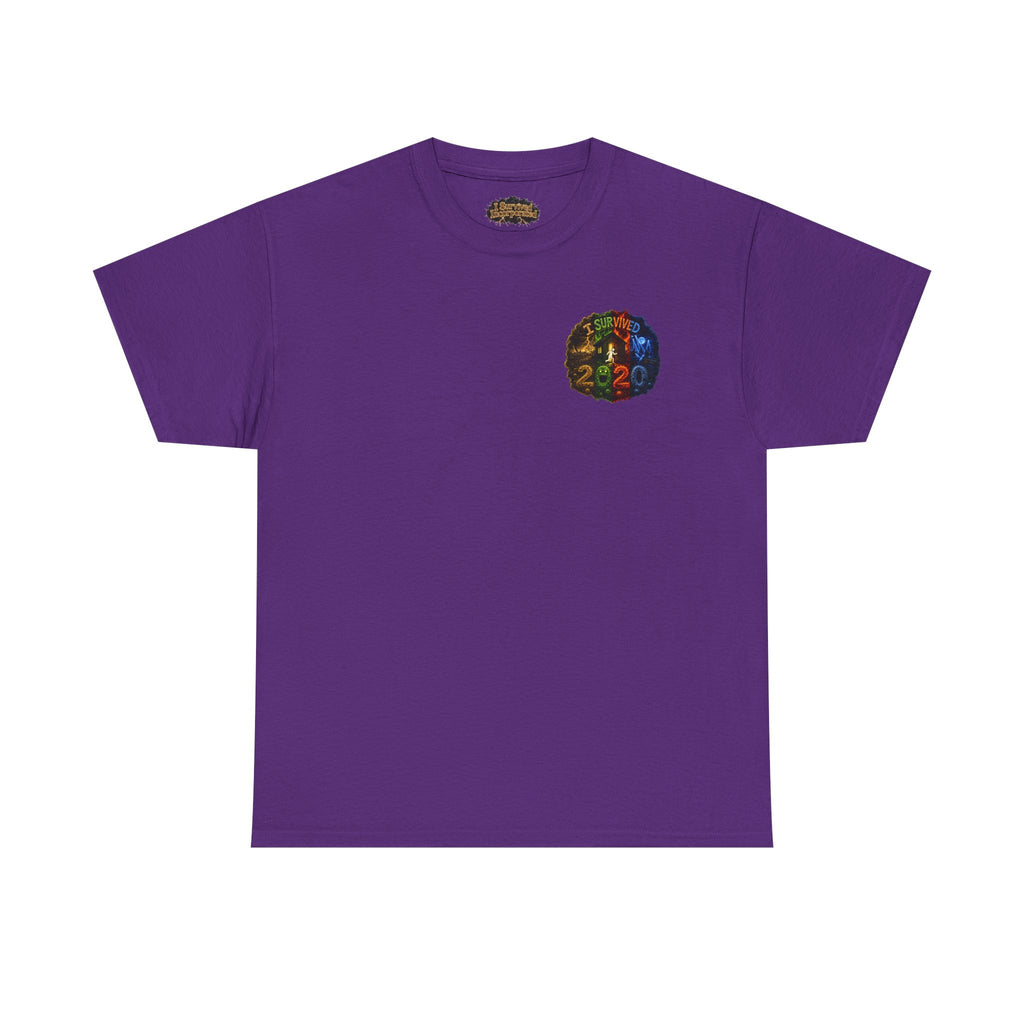 I Survived 2020 — "No Signal" Test Pattern Tee Alien Broadcast Finale Summer Premiere Unisex Heavy Cotton Tee